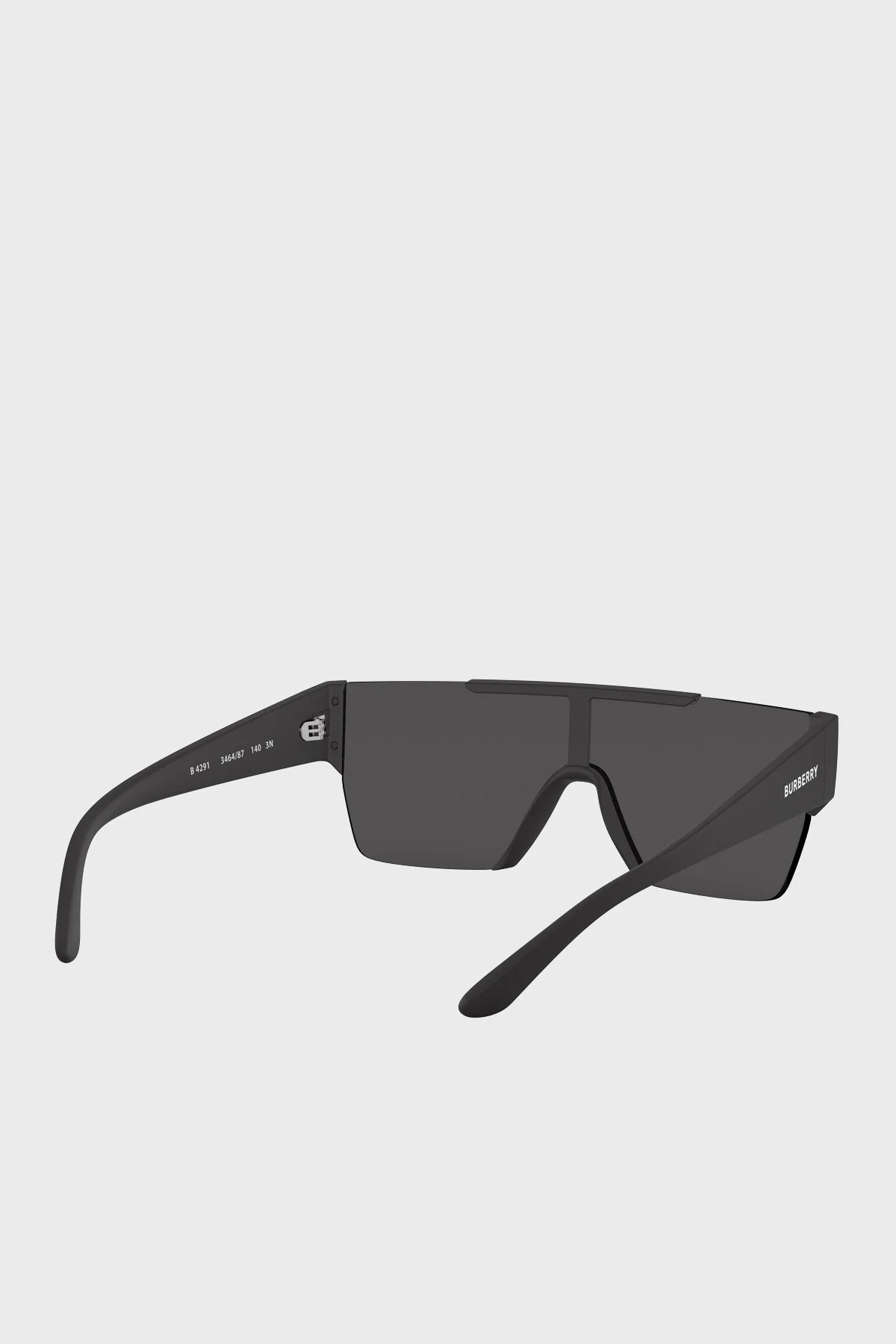 Burberry Logolu Güneş Erkek Gözlük 0BE4291 346487 38 Siyah - 3