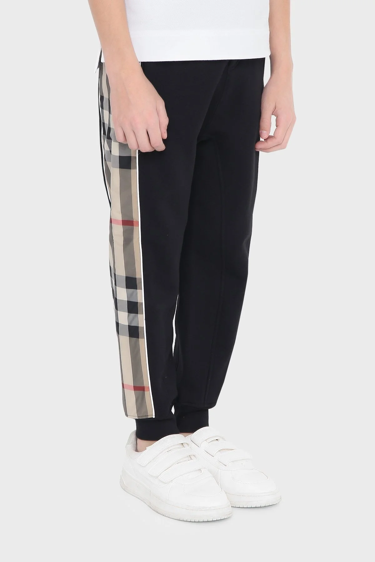 Burberry Pamuklu Çocuk Jogger Pantolon 8047431 BLACK SİYAH - 1