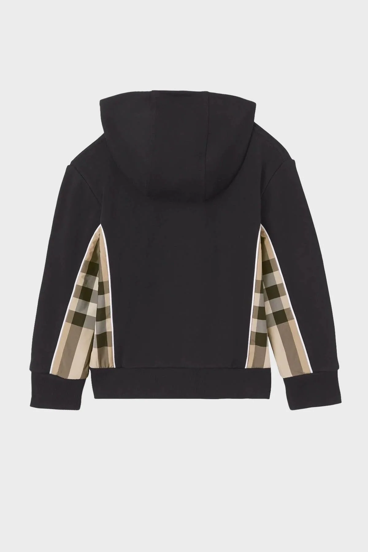 Burberry Pamuklu Fermuarlı Kapüşonlu Çocuk Sweat 8047427 BLACK SİYAH - 4