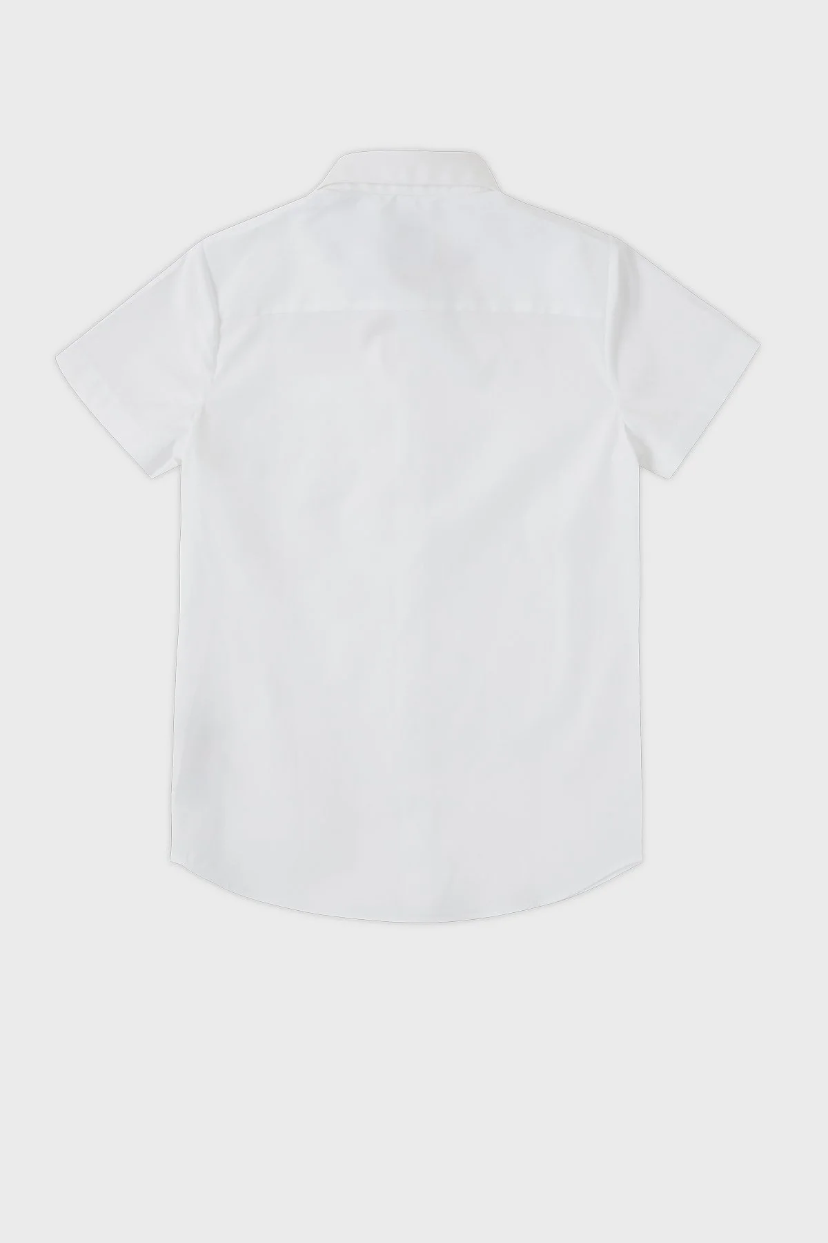 Burberry Streç Pamuklu Kısa Kollu Çocuk Gömlek 8048278 WHITE BEYAZ - 5