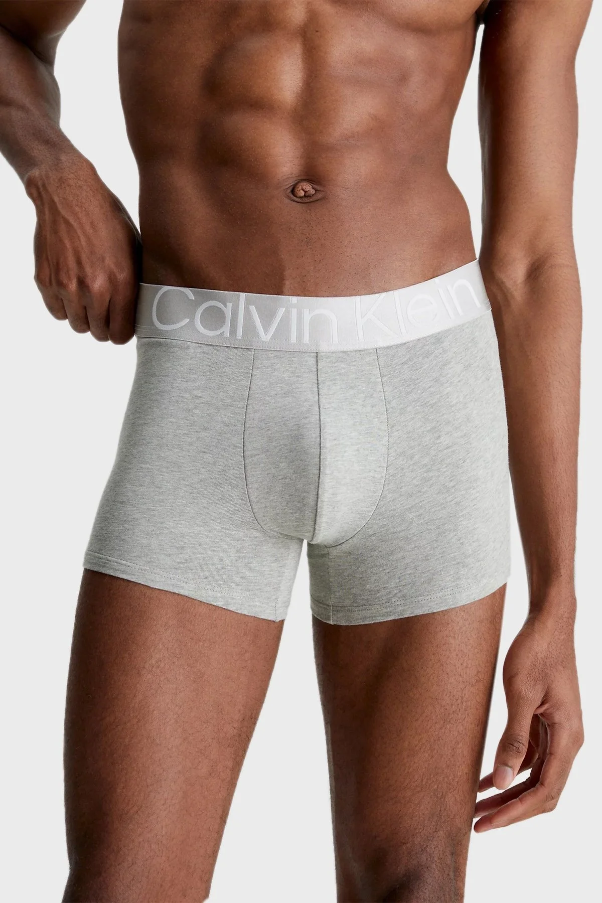 Calvin Klein 000NB3130ACCD Erkek Boxer 000NB3130A CCD GRİ - 4
