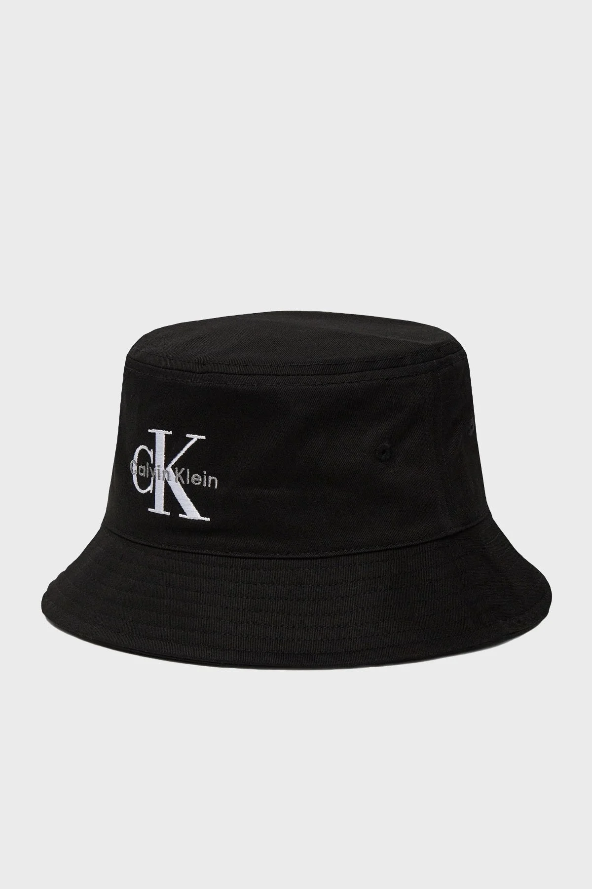 Calvin Klein % 100 Pamuk Logolu Bucket LV04K5017GUB1 Bayan Şapka LV04K5017G UB1 SİYAH - 1