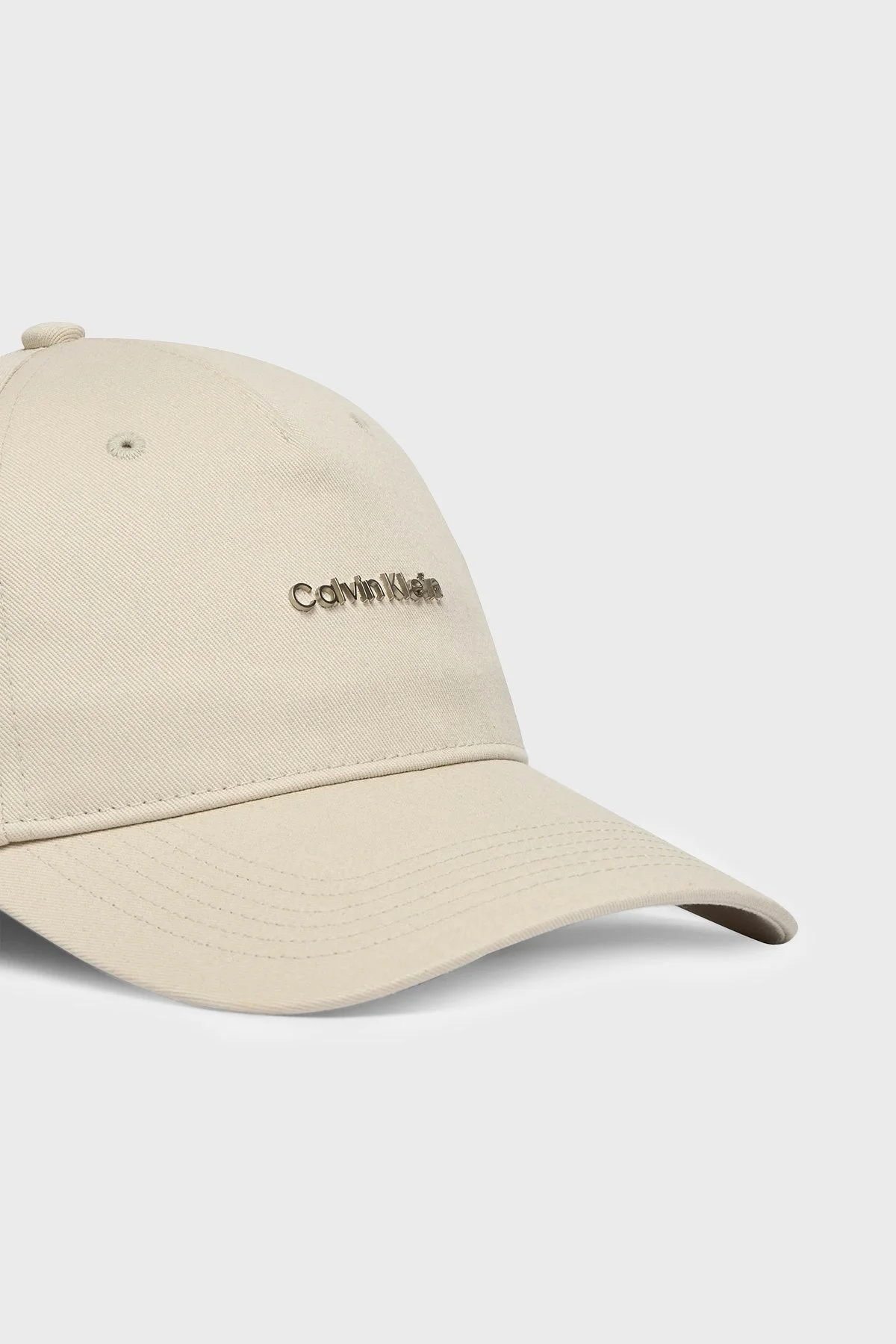 Calvin Klein % 100 Pamuk Logolu LV04D5080GACE Erkek Şapka LV04D5080G ACE TAŞ - 3