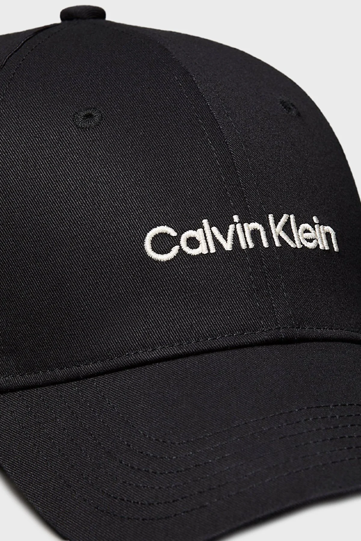 Calvin Klein % 100 Pamuk Logolu LV04F5003GUB1 Bayan Şapka LV04F5003G UB1 SİYAH - 3