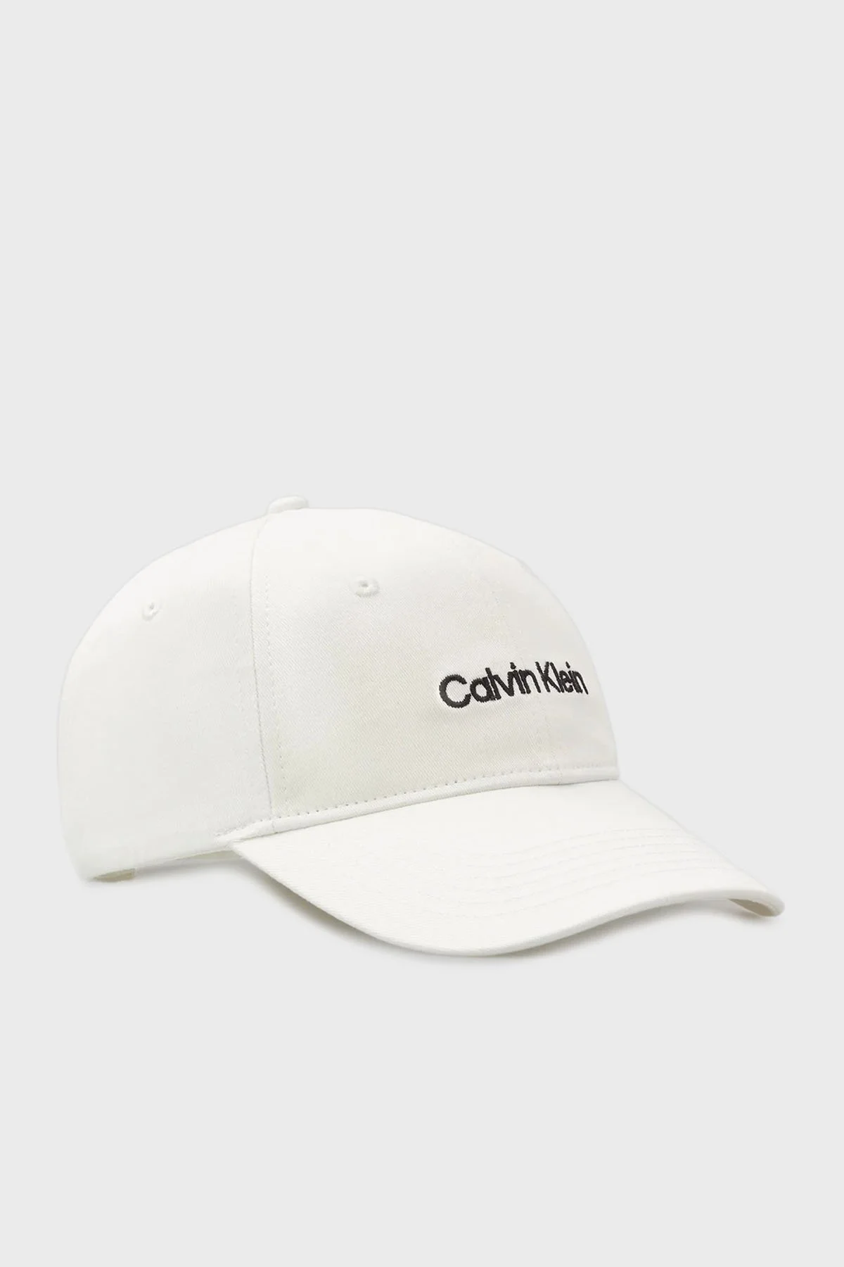 Calvin Klein % 100 Pamuk Logolu LV04F5003GYAF Bayan Şapka LV04F5003G YAF BEYAZ - 1