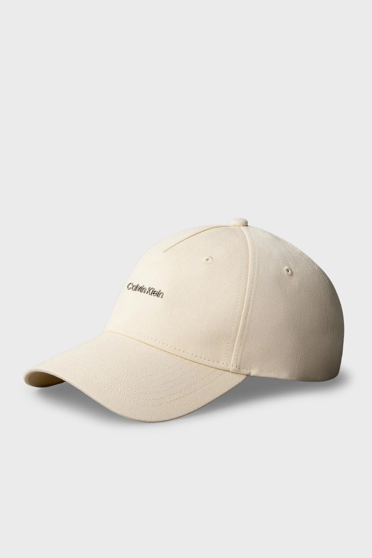 Calvin Klein % 100 Pamuk Logolu LV04F5072GYAE Kadın Şapka LV04F5072G YAE KREM - 1