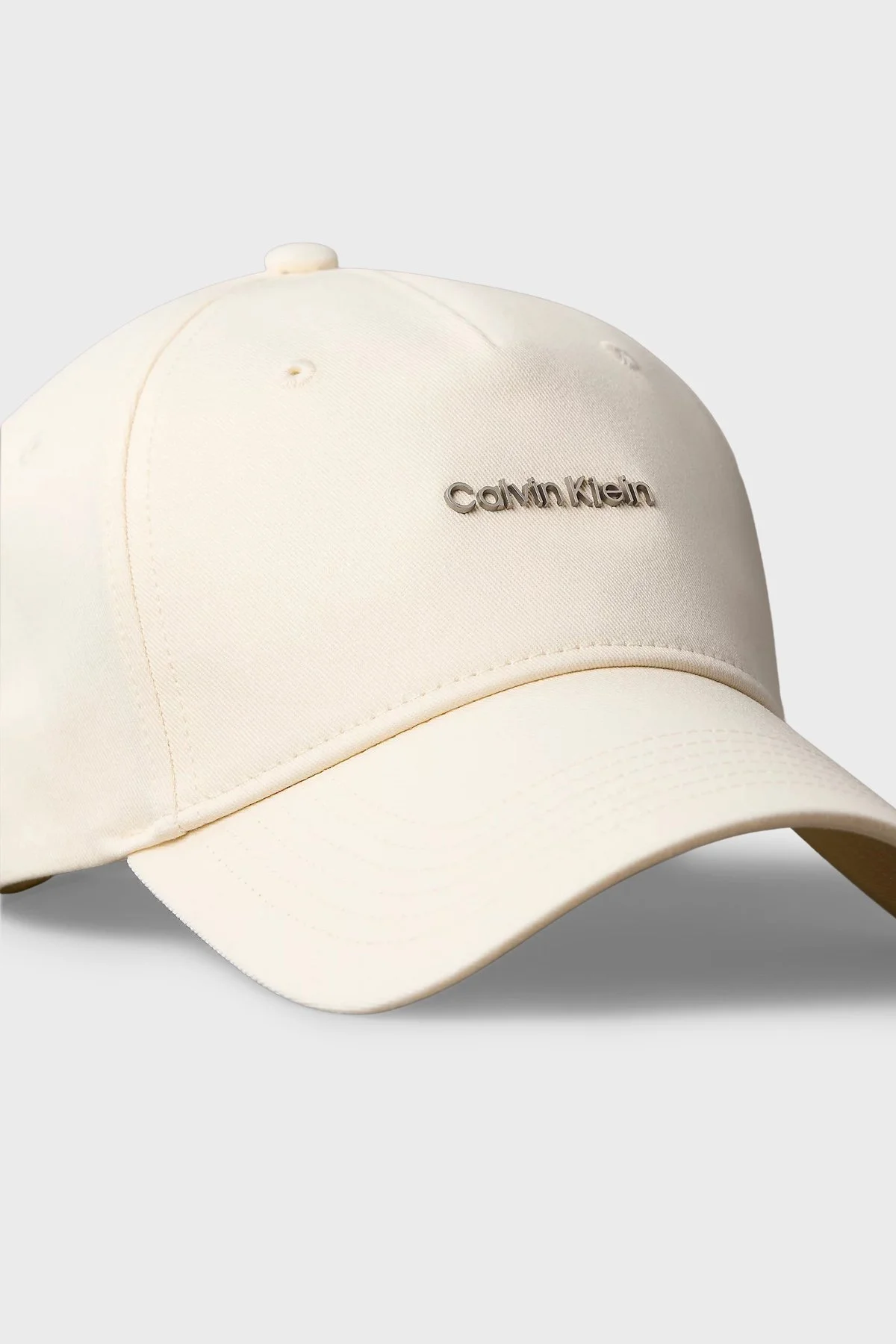 Calvin Klein % 100 Pamuk Logolu LV04F5072GYAE Kadın Şapka LV04F5072G YAE KREM - 3