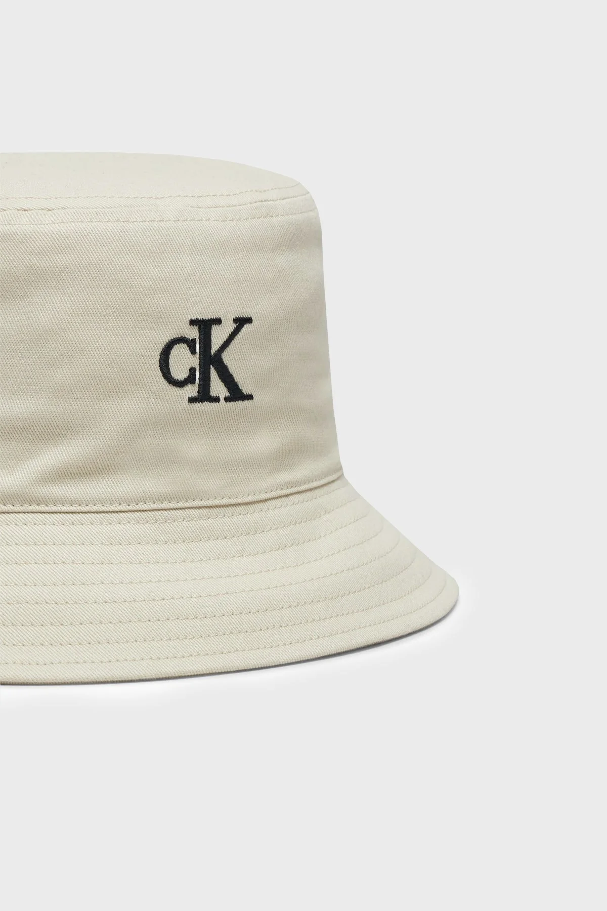 Calvin Klein % 100 Pamuk Logolu LV04K5020GYAE Kadın Şapka LV04K5020G YAE KREM - 3