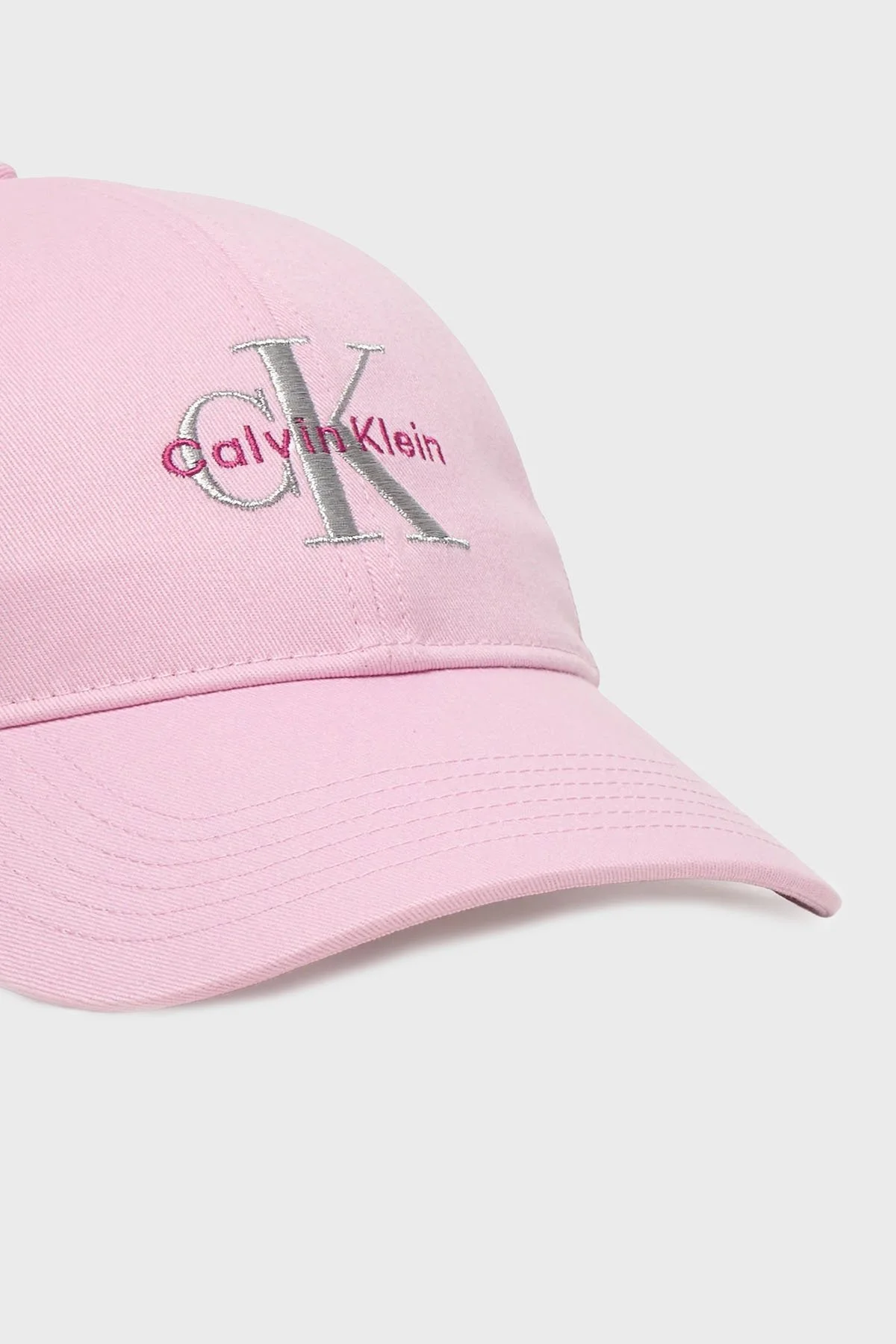 Calvin Klein % 100 Pamuk Logolu LV04K5026GIYB Bayan Şapka LV04K5026G IYB PEMBE - 3
