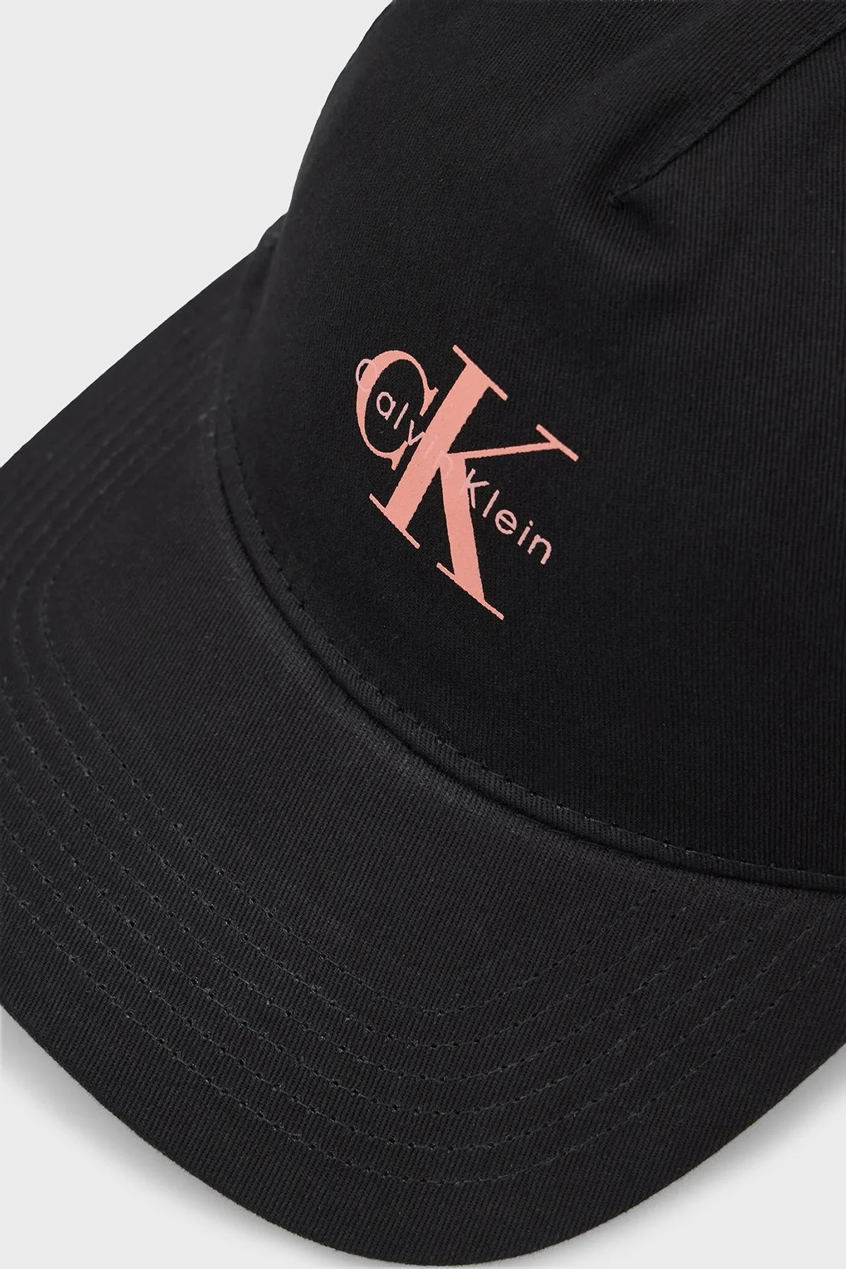 Calvin Klein % 100 Pamuk Logolu LV04K5027G7JR Kadın Şapka LV04K5027G 7JR SİYAH - 3