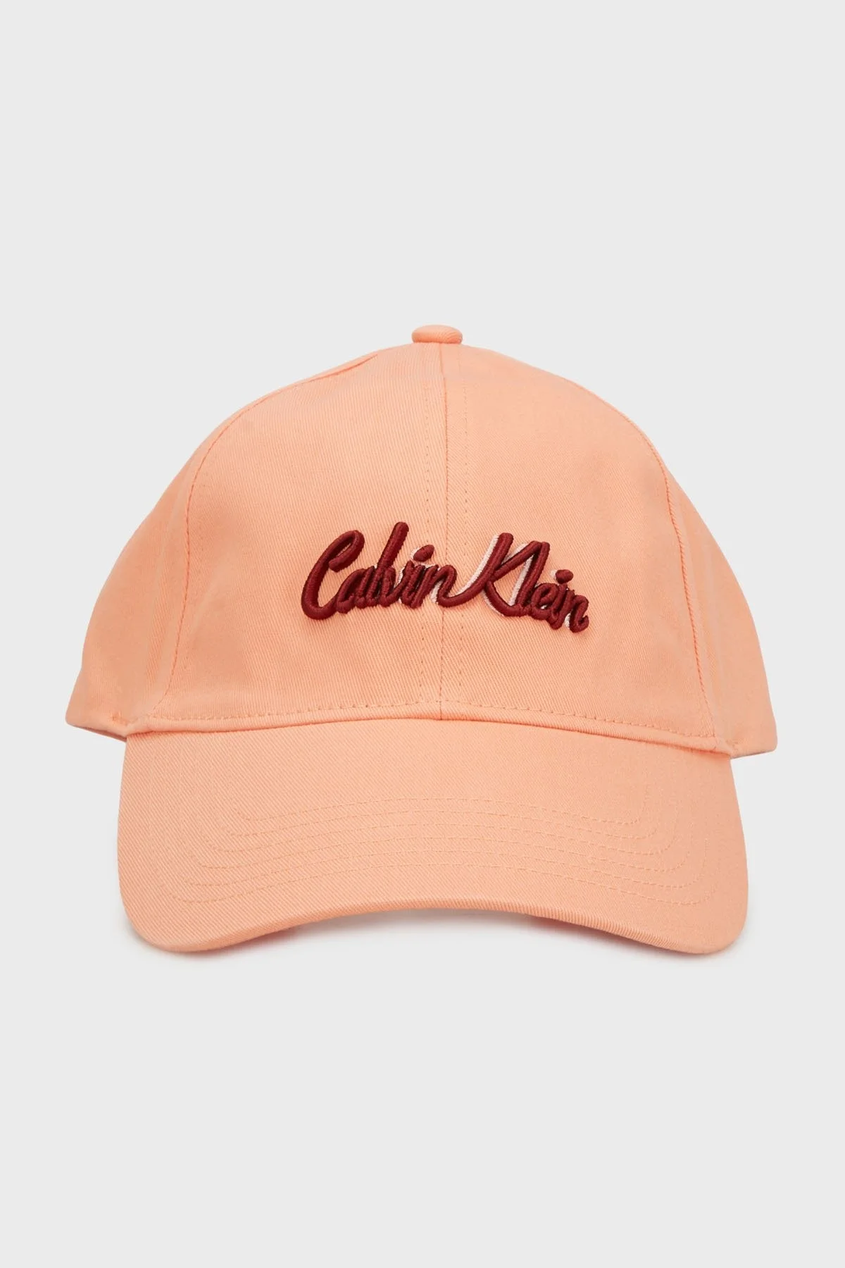 Calvin Klein % 100 Pamuk Logolu LV04K5044GVDW Bayan Şapka LV04K5044G VDW PEMBE - 4