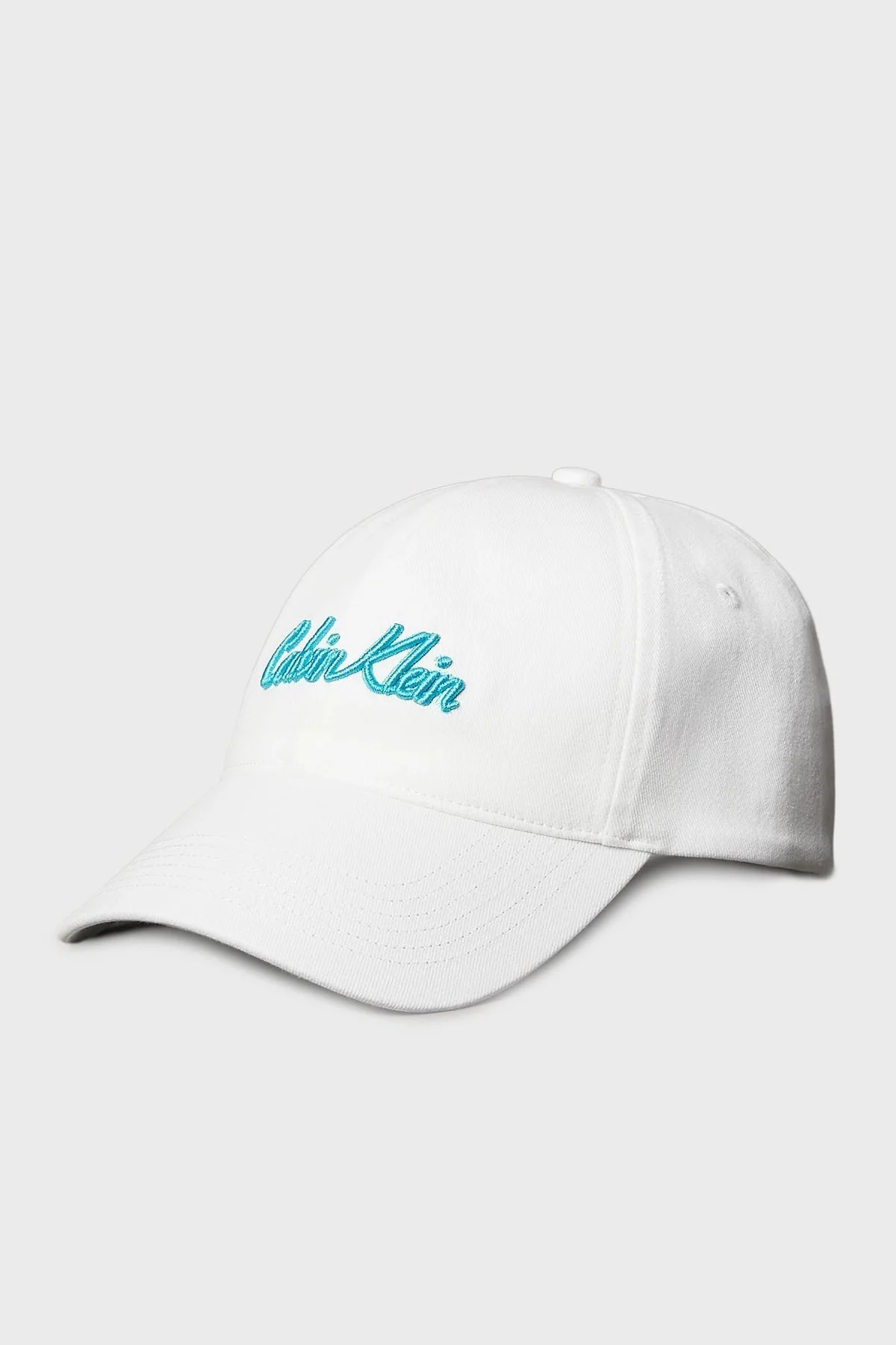 Calvin Klein % 100 Pamuk Logolu LV04K5044GYAA Bayan Şapka LV04K5044G YAA BEYAZ - 1