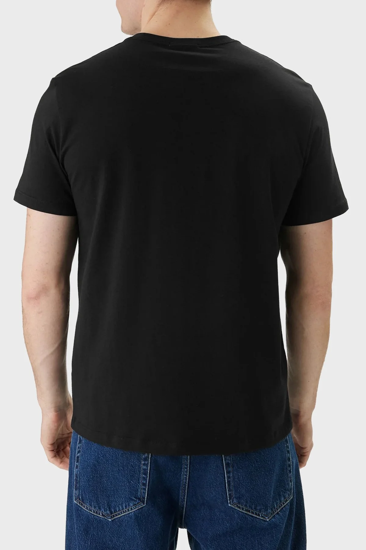 Calvin Klein % 100 Pamuk Regular Fit Bisiklet Yaka 2 Pack LV04RF279G3GE Erkek T Shirt LV04RF279G 3GE SİYAH-BEYAZ - 3