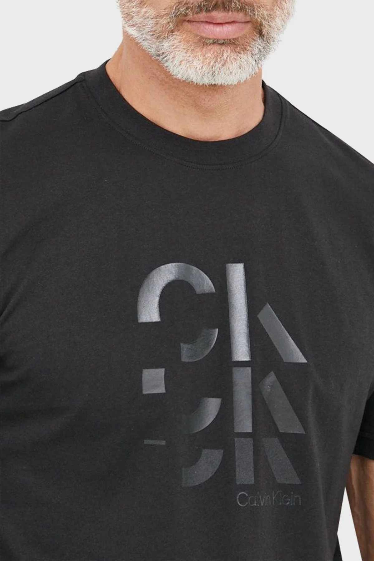 Calvin Klein % 100 Pamuk Regular Fit Bisiklet Yaka Erkek T Shirt K10K109800 BEH SİYAH - 2