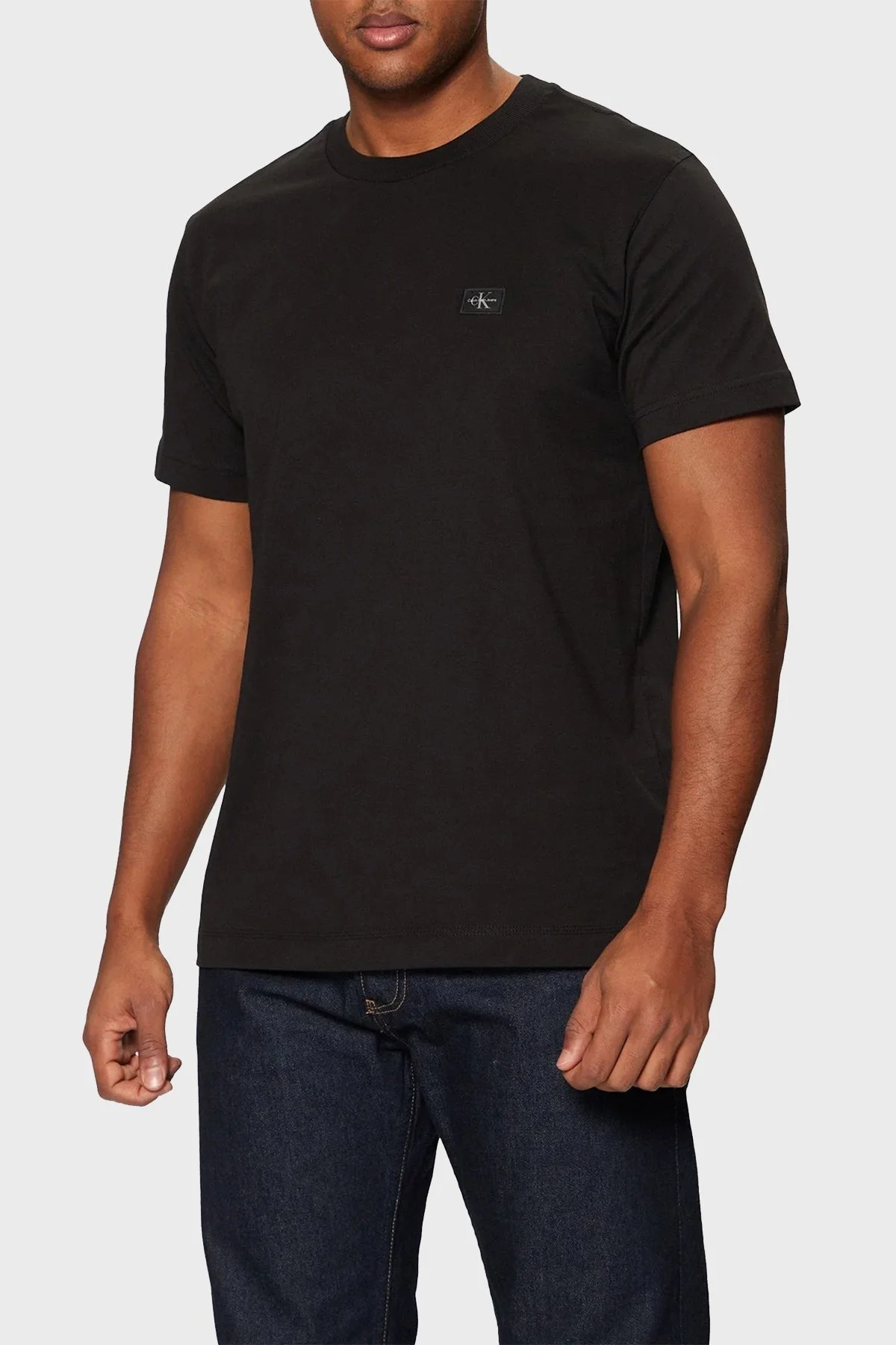 Calvin Klein % 100 Pamuk Regular Fit Bisiklet Yaka J30J327100BEH Erkek T Shirt J30J327100 BEH SİYAH - 6