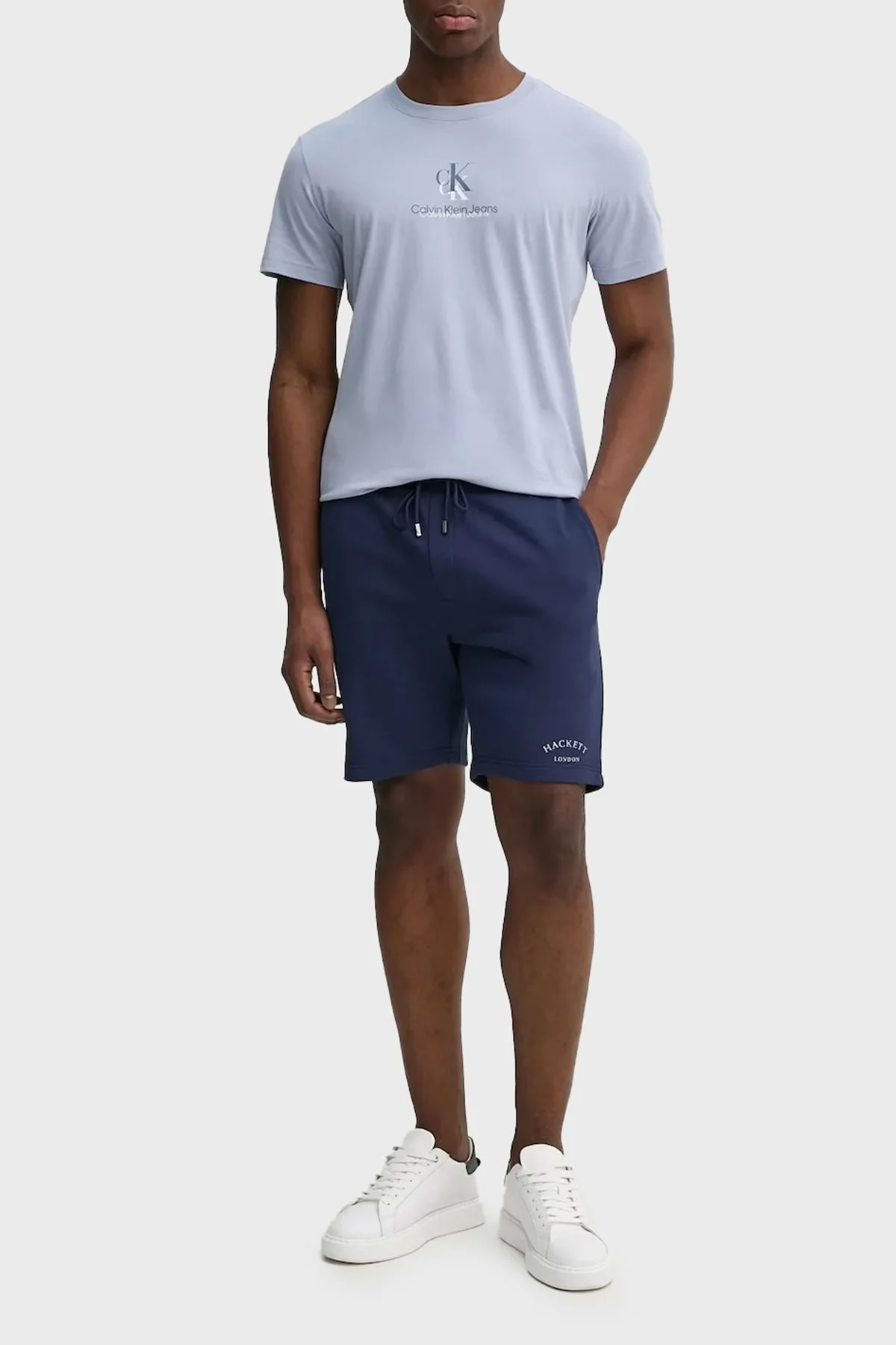 Calvin Klein % 100 Pamuk Regular Fit Bisiklet Yaka J30J327469CAG Erkek T Shirt J30J327469 CAG LİLA - 6