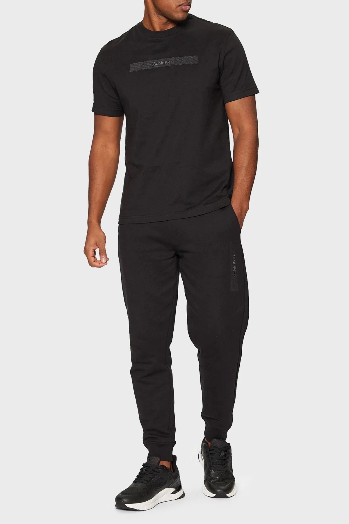 Calvin Klein % 100 Pamuk Regular Fit Bisiklet Yaka K10K113791BEH Erkek T Shirt K10K113791 BEH SİYAH - 7