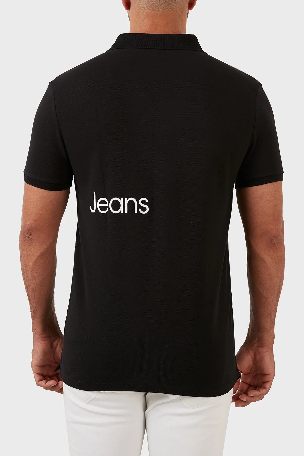 Calvin Klein % 100 Pamuk Regular Fit Erkek Polo T Shirt J30J320887 BEH SİYAH - 5