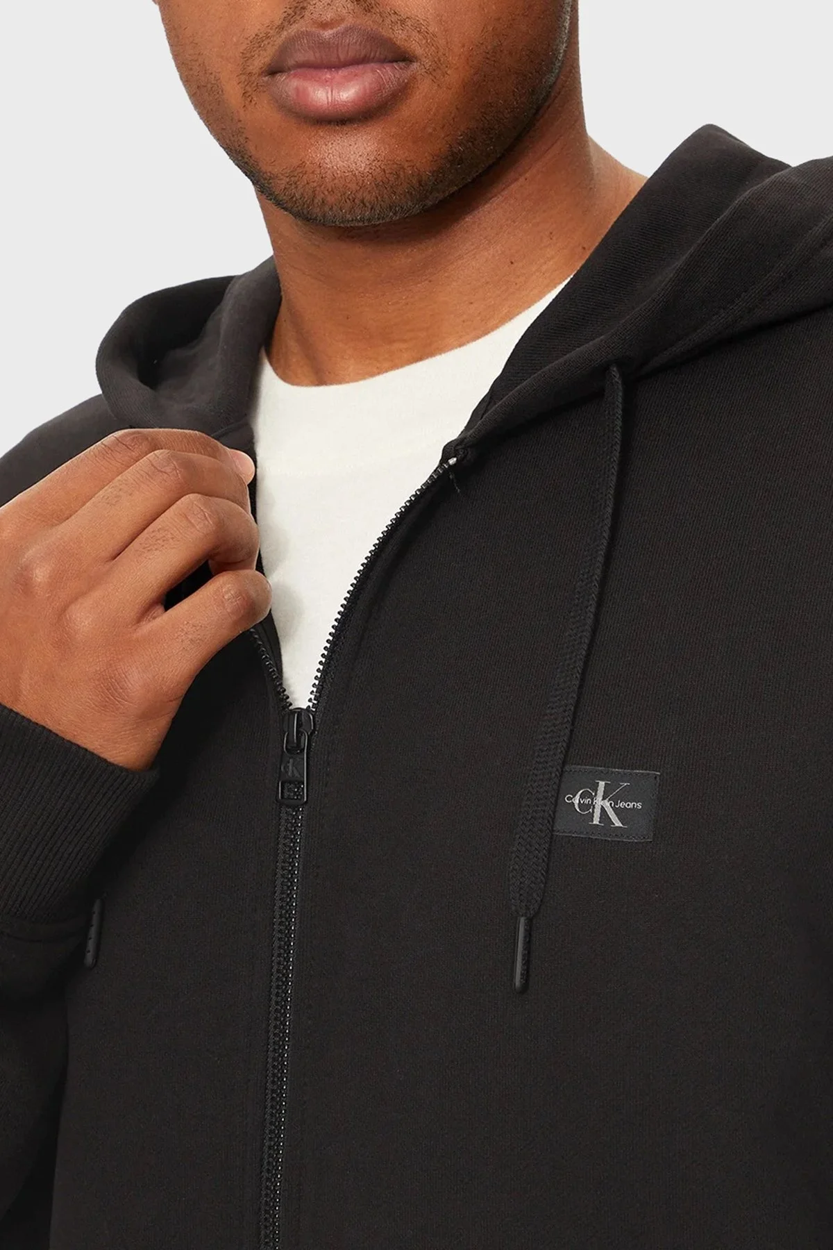 Calvin Klein % 100 Pamuk Regular Fit Kapüşonlu Yaka J30J326858BEH Erkek Sweat J30J326858 BEH SİYAH - 10