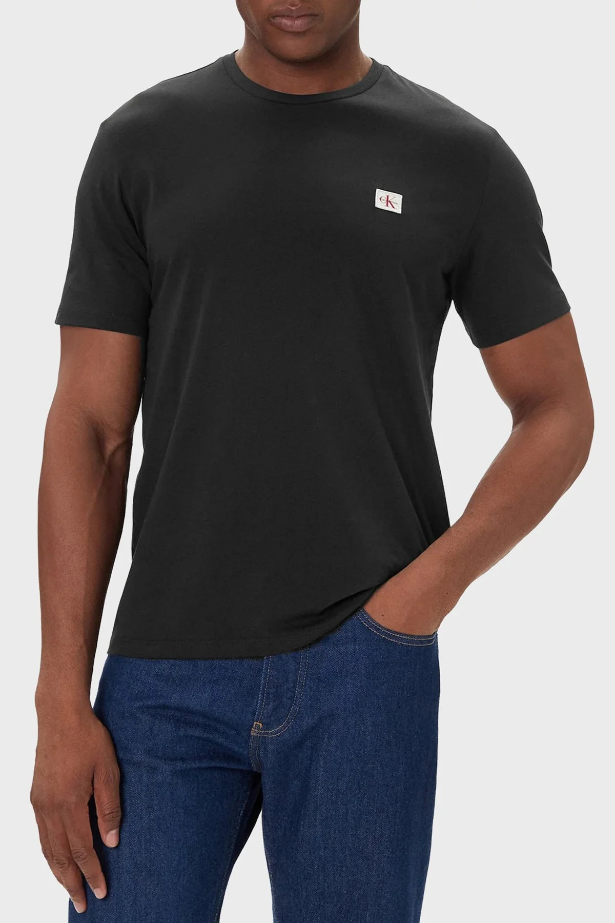 Calvin Klein % 100 Pamuk Regular Fit Logolu Bisiklet Yaka 2 Pack LV04RD248G3GE Erkek T Shirt LV04RD248G 3GE SİYAH-BEYAZ - 1