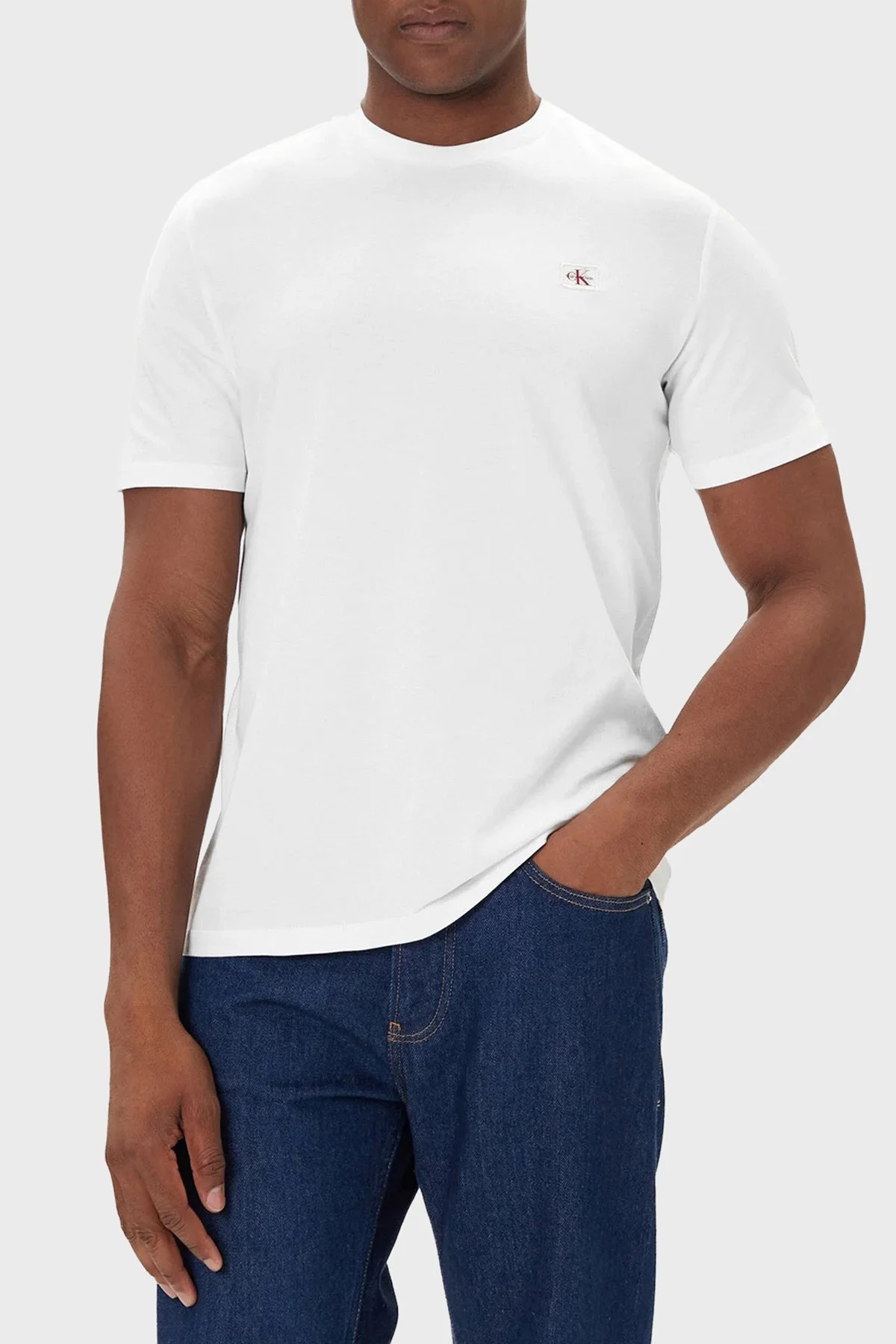 Calvin Klein % 100 Pamuk Regular Fit Logolu Bisiklet Yaka 2 Pack LV04RD248G3GE Erkek T Shirt LV04RD248G 3GE SİYAH-BEYAZ - 3