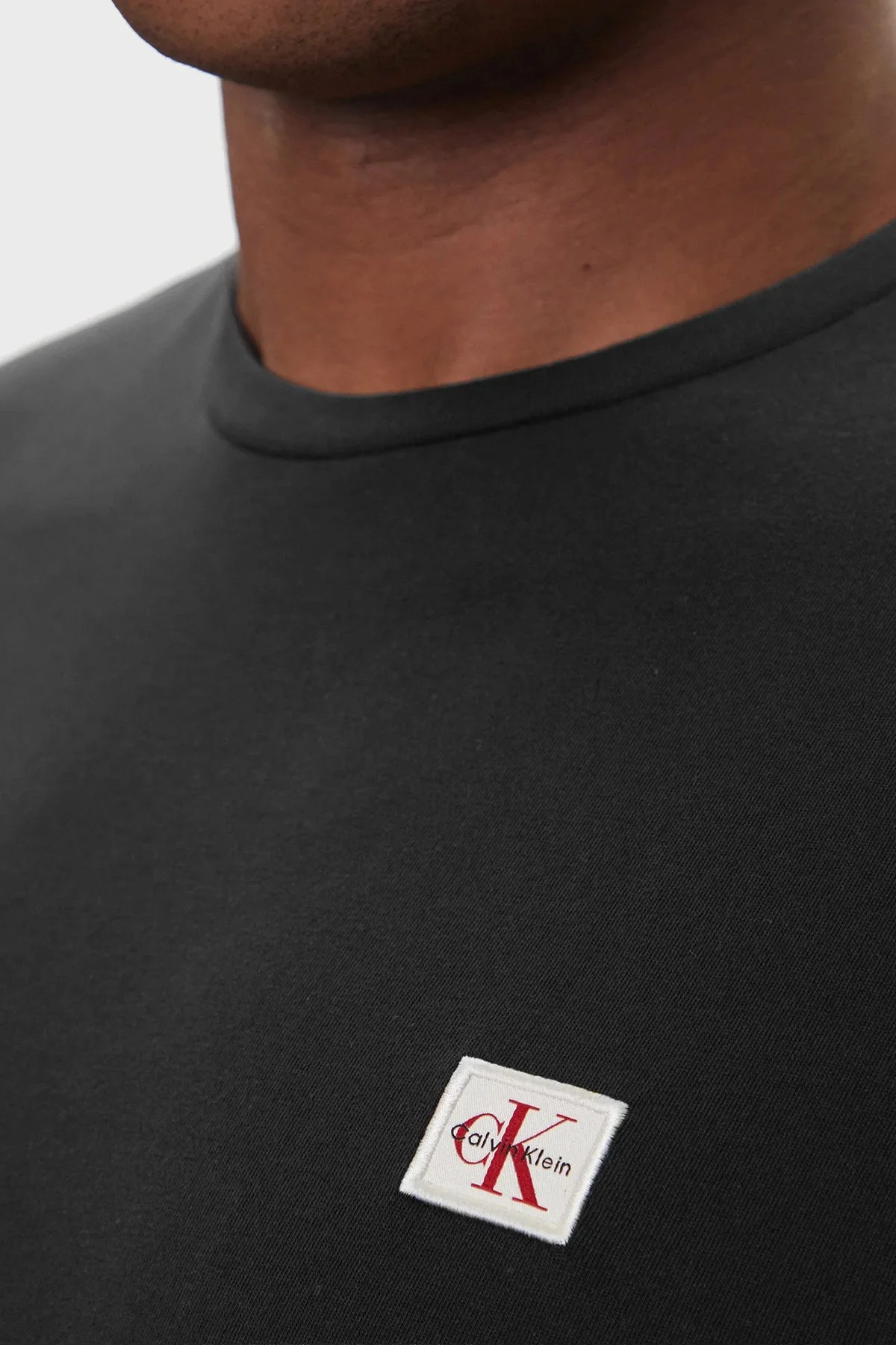 Calvin Klein % 100 Pamuk Regular Fit Logolu Bisiklet Yaka 2 Pack LV04RD248G3GE Erkek T Shirt LV04RD248G 3GE SİYAH-BEYAZ - 4