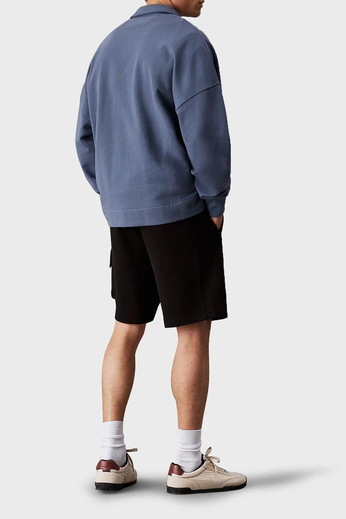 Calvin Klein % 100 Pamuk Regular Fit Normal Bel Cepli J30J327284BEH Erkek Short J30J327284 BEH SİYAH - 7