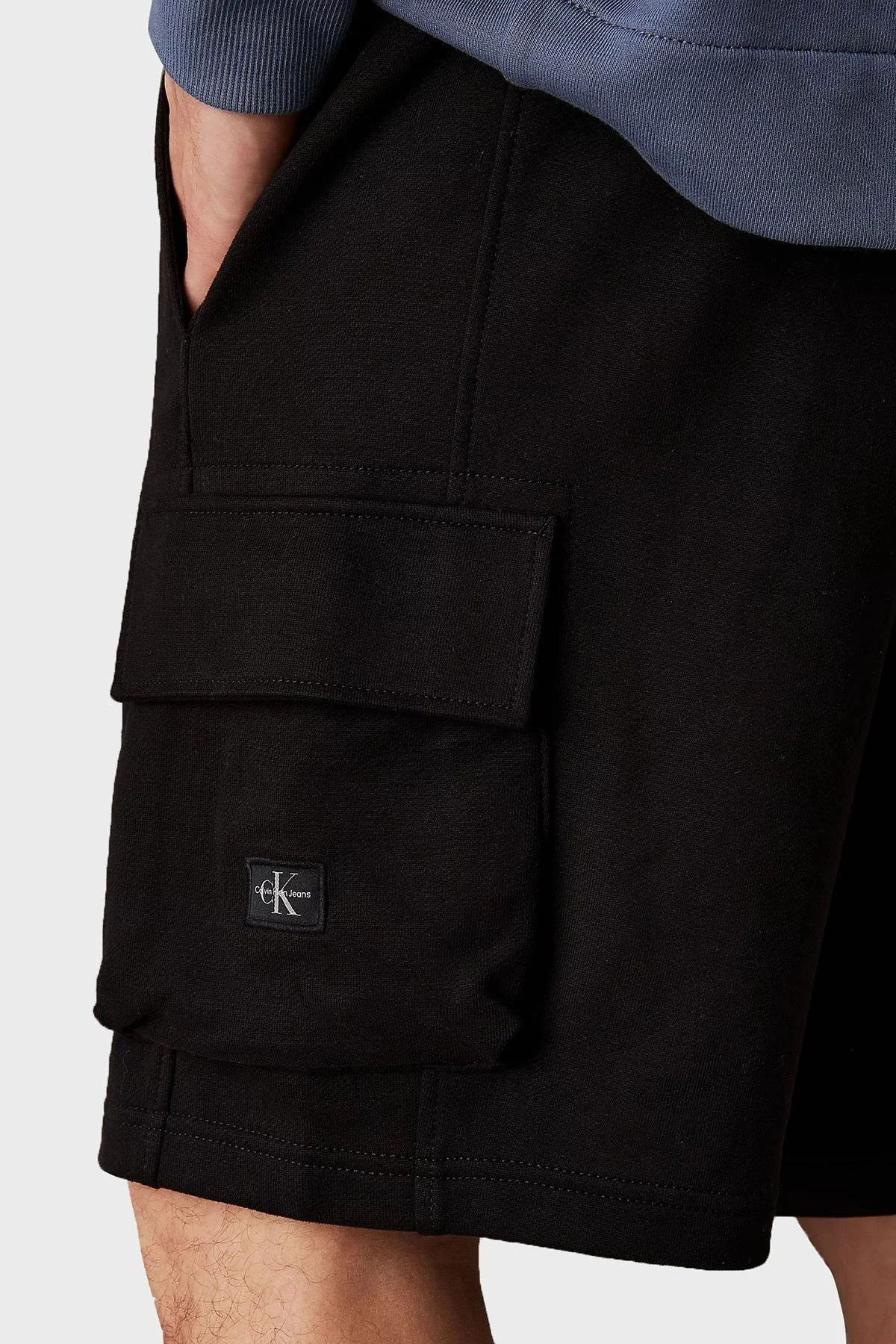Calvin Klein % 100 Pamuk Regular Fit Normal Bel Cepli J30J327284BEH Erkek Short J30J327284 BEH SİYAH - 8