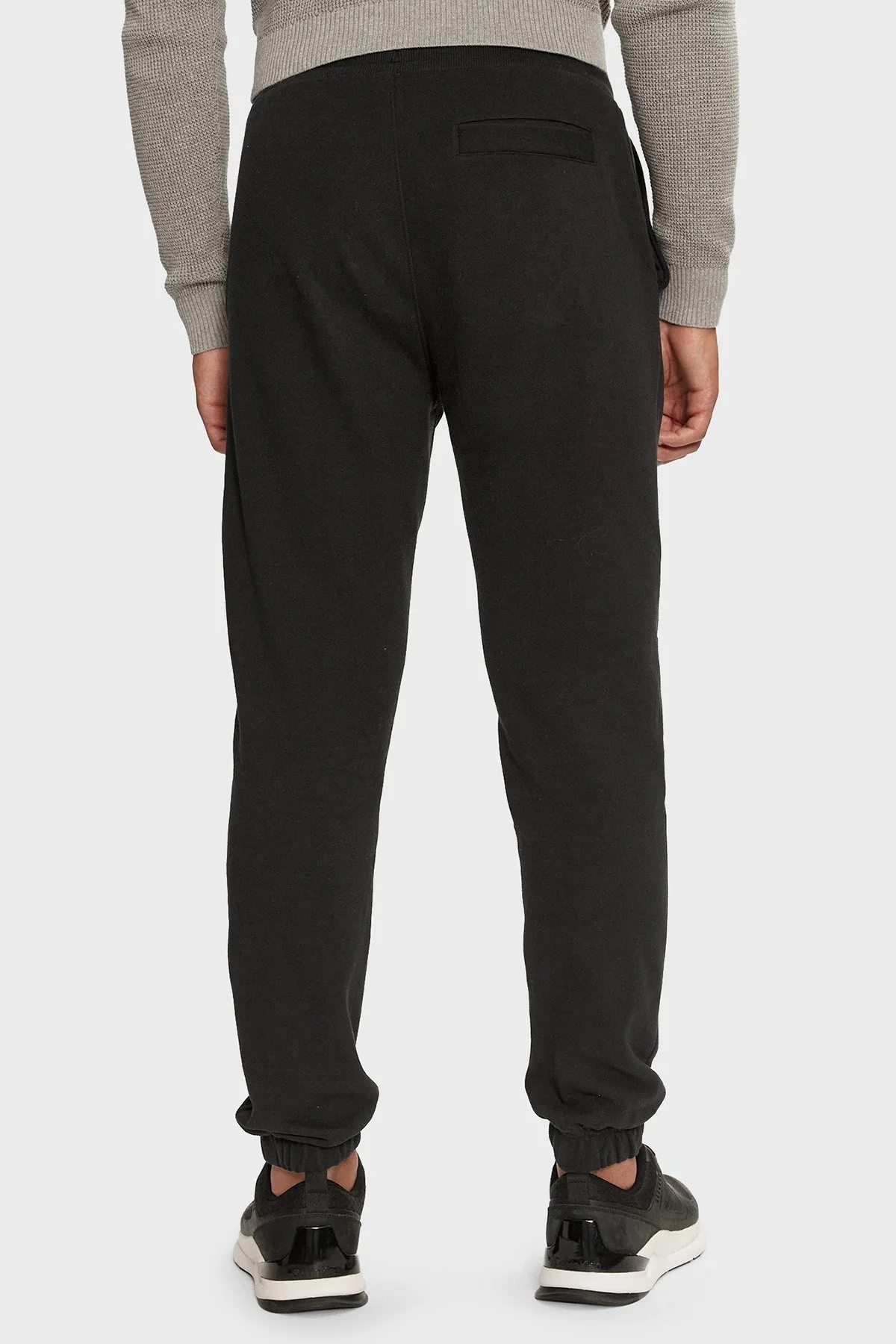 Calvin Klein % 100 Pamuk Regular Fit Yüksek Bel Jogger J30J326685BEH Erkek Pantolon J30J326685 BEH SİYAH - 5