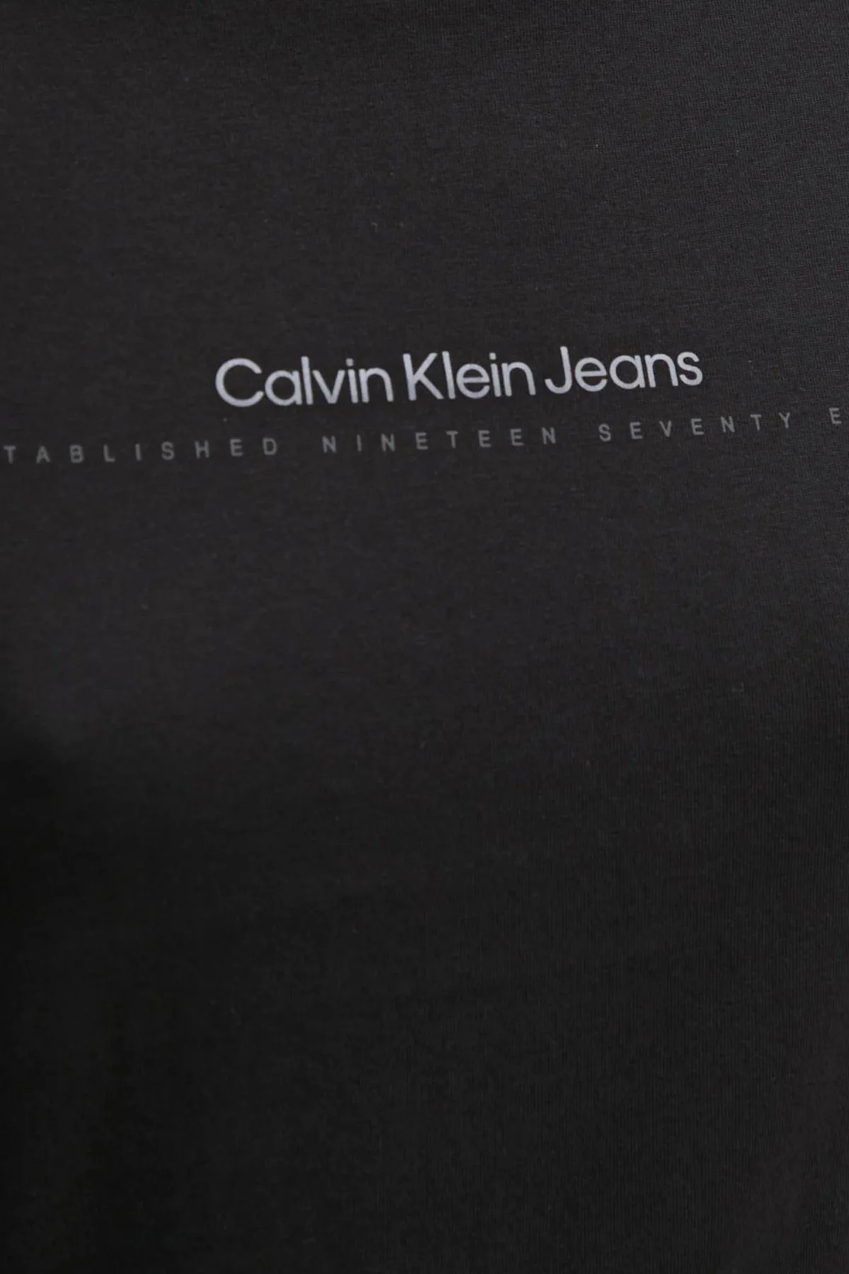 Calvin Klein % 100 Pamuk Slim Fit Bisiklet Yaka J20J224990BEH Bayan T Shirt J20J224990 BEH SİYAH - 10