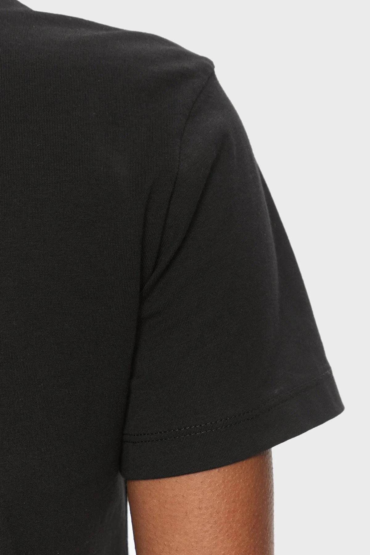 Calvin Klein % 100 Pamuk Slim Fit Logolu Crop J20J223113BEH Bayan T Shirt J20J223113 BEH SİYAH - 5