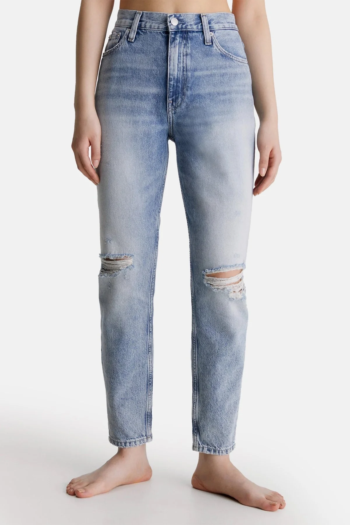 Calvin Klein Jeans Bayan Kot Pantolon J20J221245 1A4 MAVİ - 1