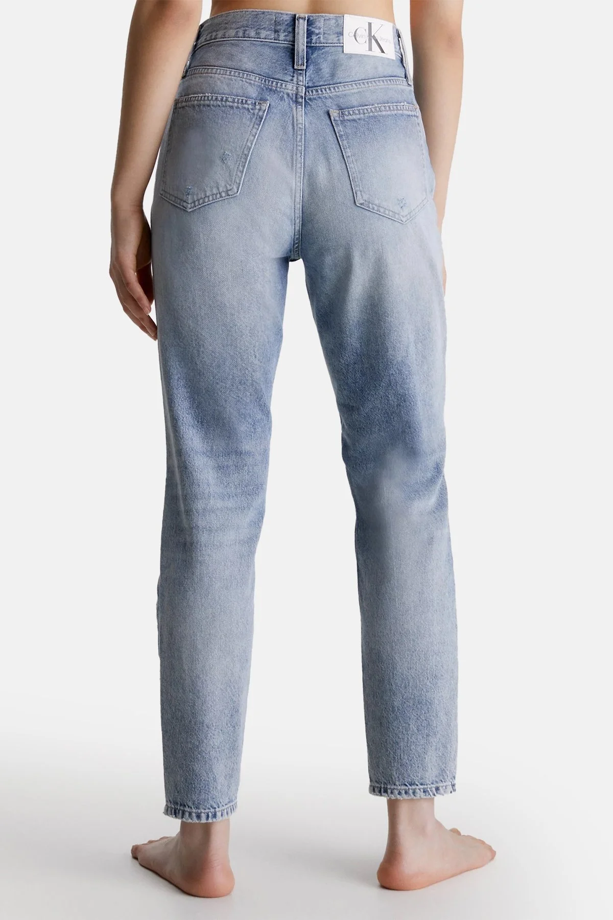 Calvin Klein Jeans Bayan Kot Pantolon J20J221245 1A4 MAVİ - 3