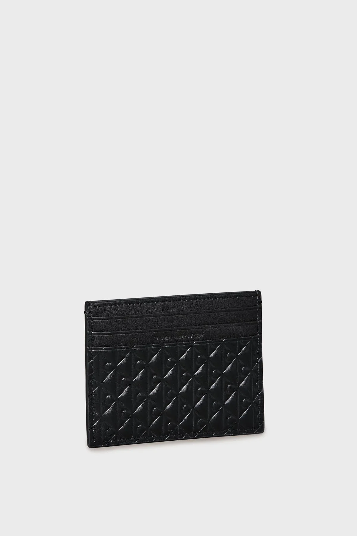 Calvin Klein 4G Logolu Deri LV04D1128GUB1 Erkek Kartlık LV04D1128G UB1 SİYAH - 2