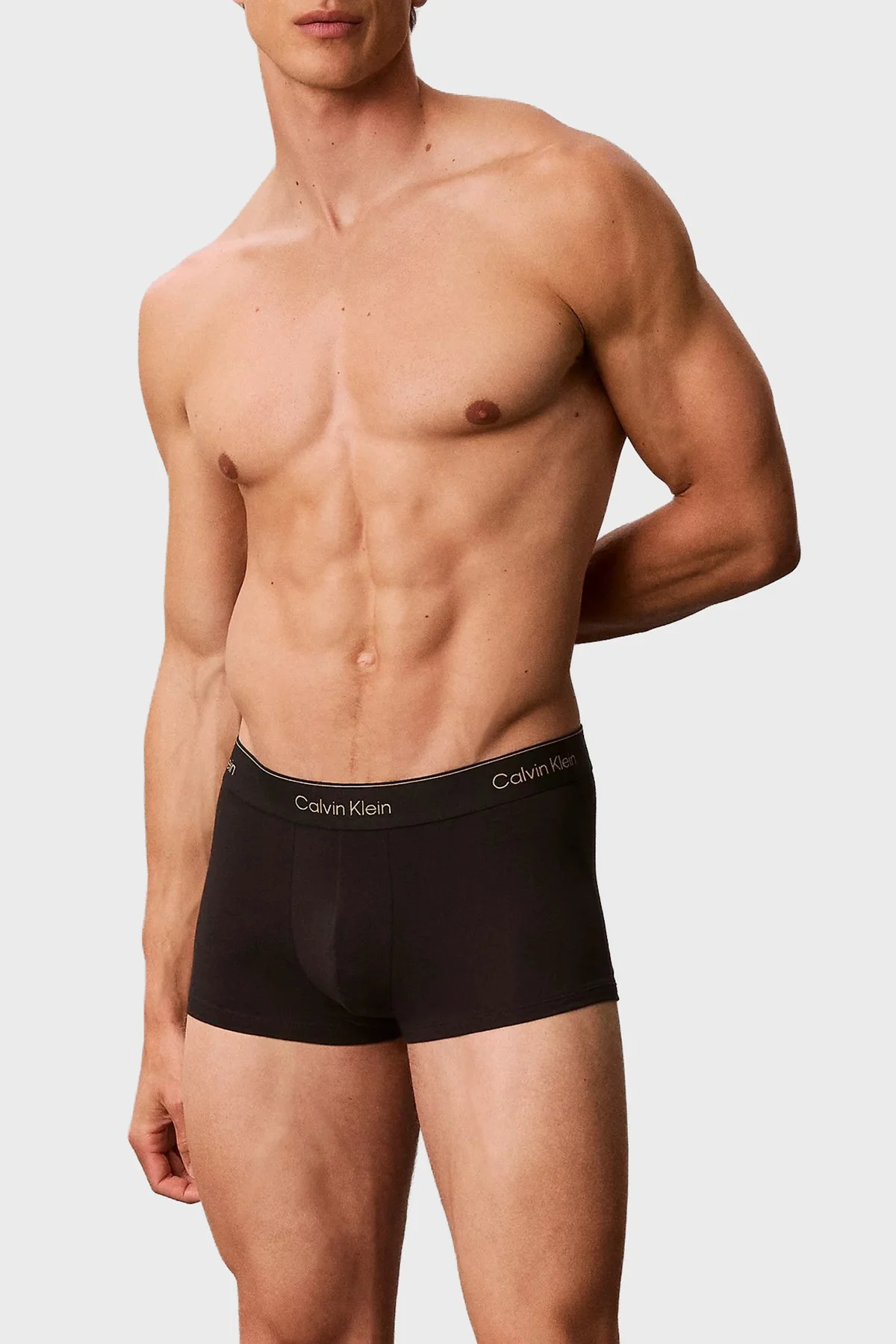 Calvin Klein 5li Paket Logolu LV00NB43904O1 Erkek Boxer LV00NB4390 4O1 Siyah - 2