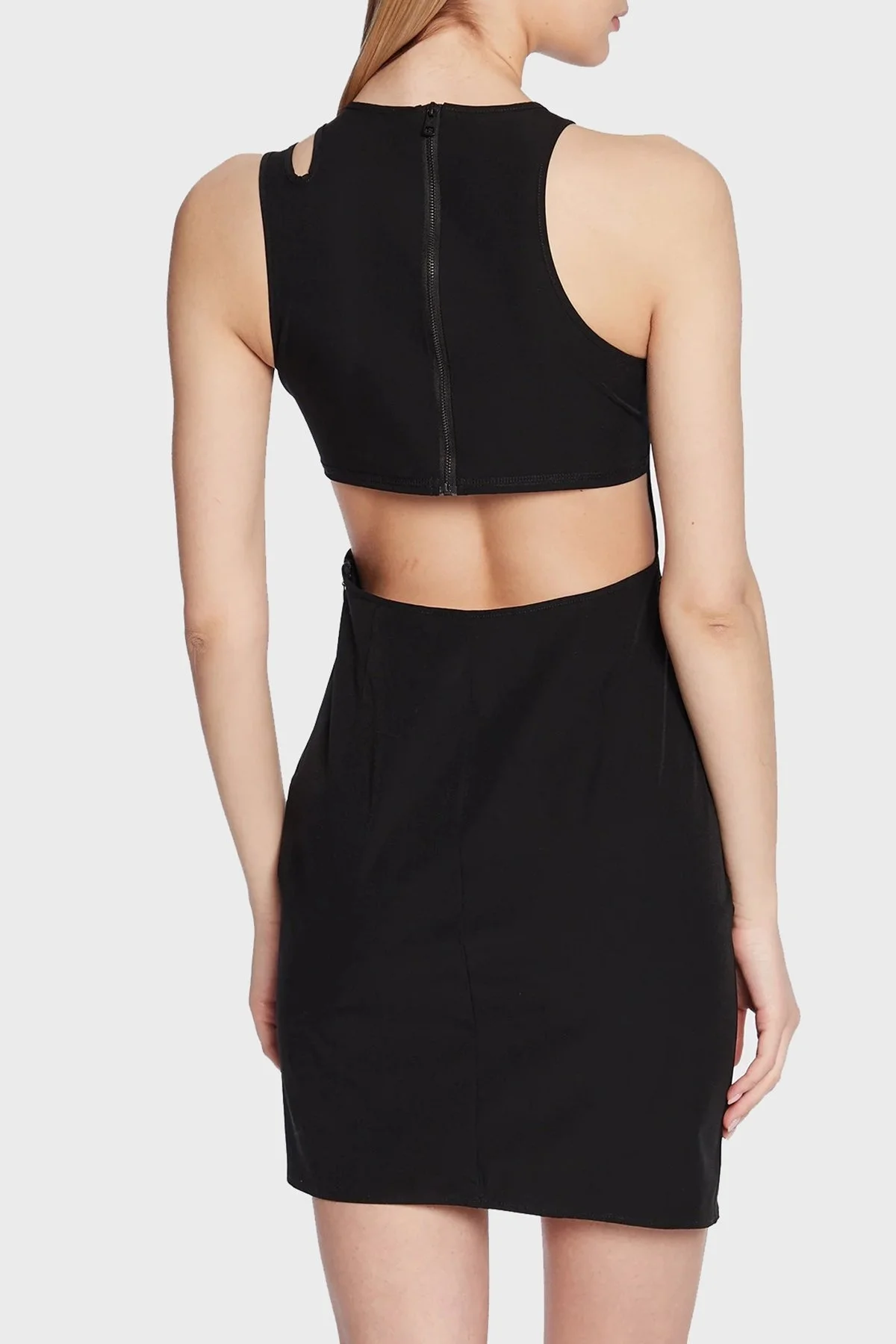 Calvin Klein Asimetrik Kesimli Bodycon Streç J20J220760BEH Bayan Elbise J20J220760 BEH SİYAH - 2