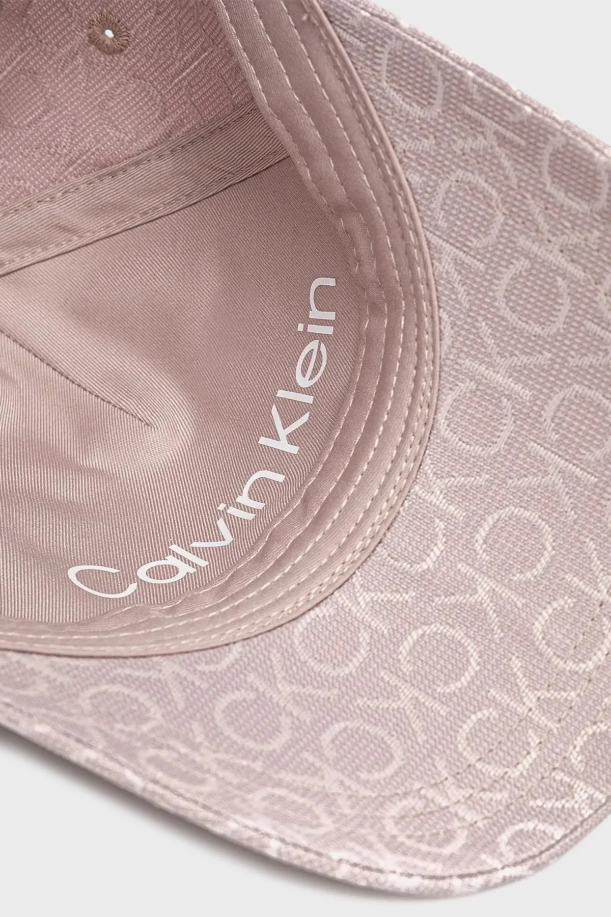 Calvin Klein Ayarlanabilen Arka Kısımlı Jakarlı K60K612871PE1 Bayan Şapka K60K612871 PE1 PUDRA - 8