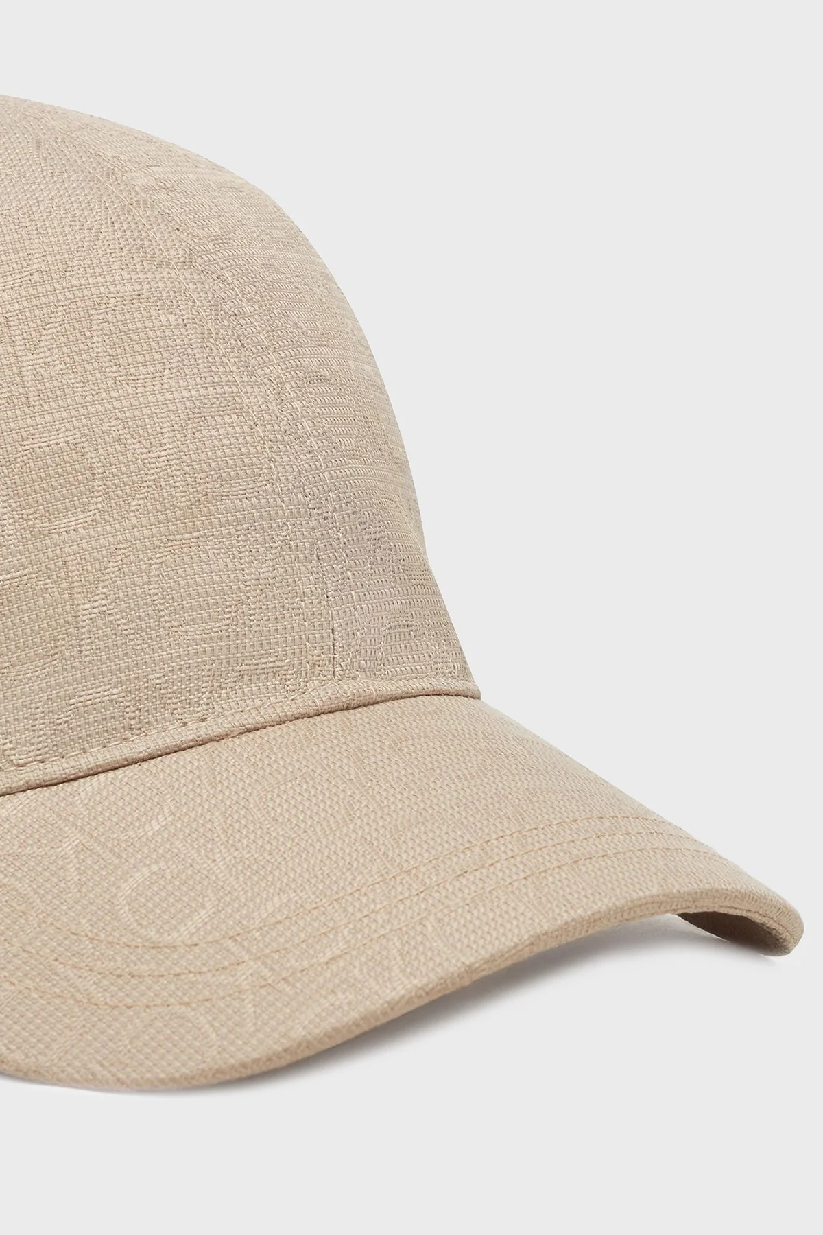 Calvin Klein Ayarlanabilir Arka Kısımlı Jakarlı K60K612871PBP Bayan Şapka K60K612871 PBP BEJ - 6