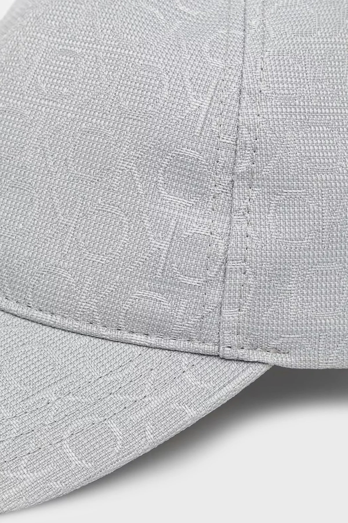 Calvin Klein Ayarlanabilir Arka Kısımlı Jakarlı K60K612871PDE Bayan Şapka K60K612871 PDE GRİ - 5