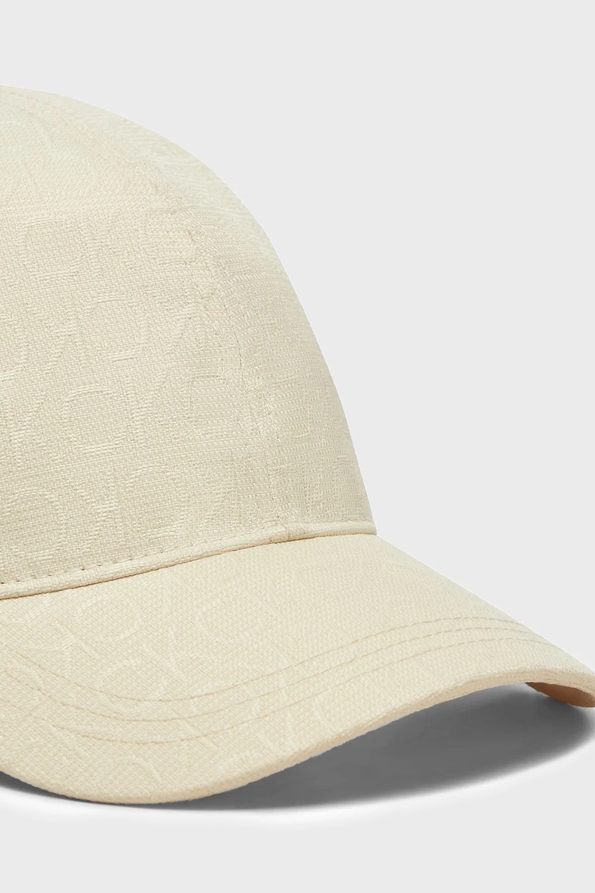 Calvin Klein Ayarlanabilir Arka Kısımlı Jakarlı K60K612871YAO Bayan Şapka K60K612871 YAO BEJ - 6