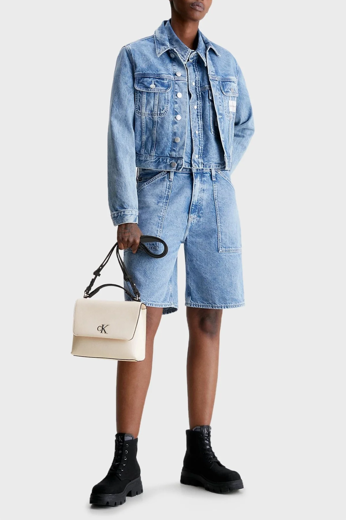 Calvin Klein Ayarlanabilir Omuz Askılı K60K610684TGE Bayan Çanta K60K610684 TGE BEJ - 2