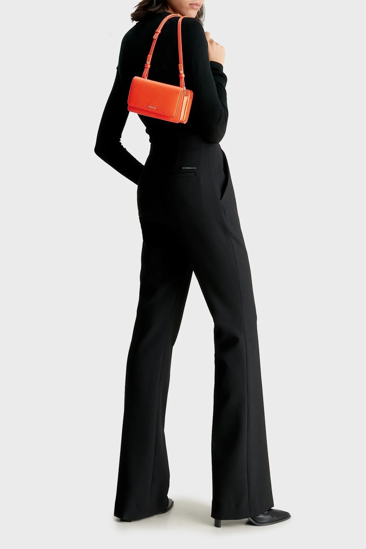 Calvin Klein Ayarlanabilir Omuz Askılı K60K611434SA3 Bayan Çanta K60K611434 SA3 TURUNCU - 3