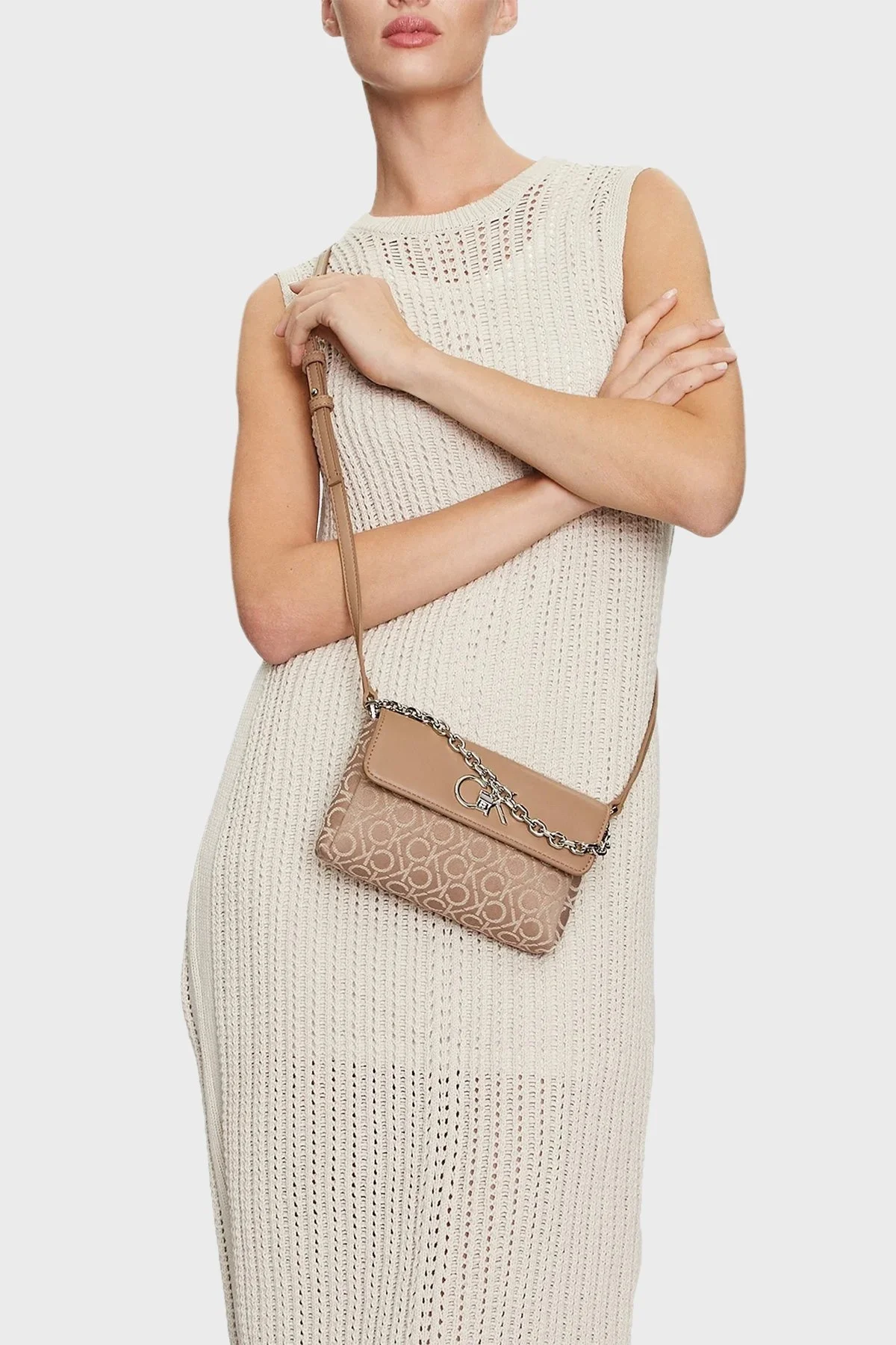 Calvin Klein Ayarlanabilir Omuz Askılı K60K6126420HE Bayan Çanta K60K612642 0HE KAHVE - 2