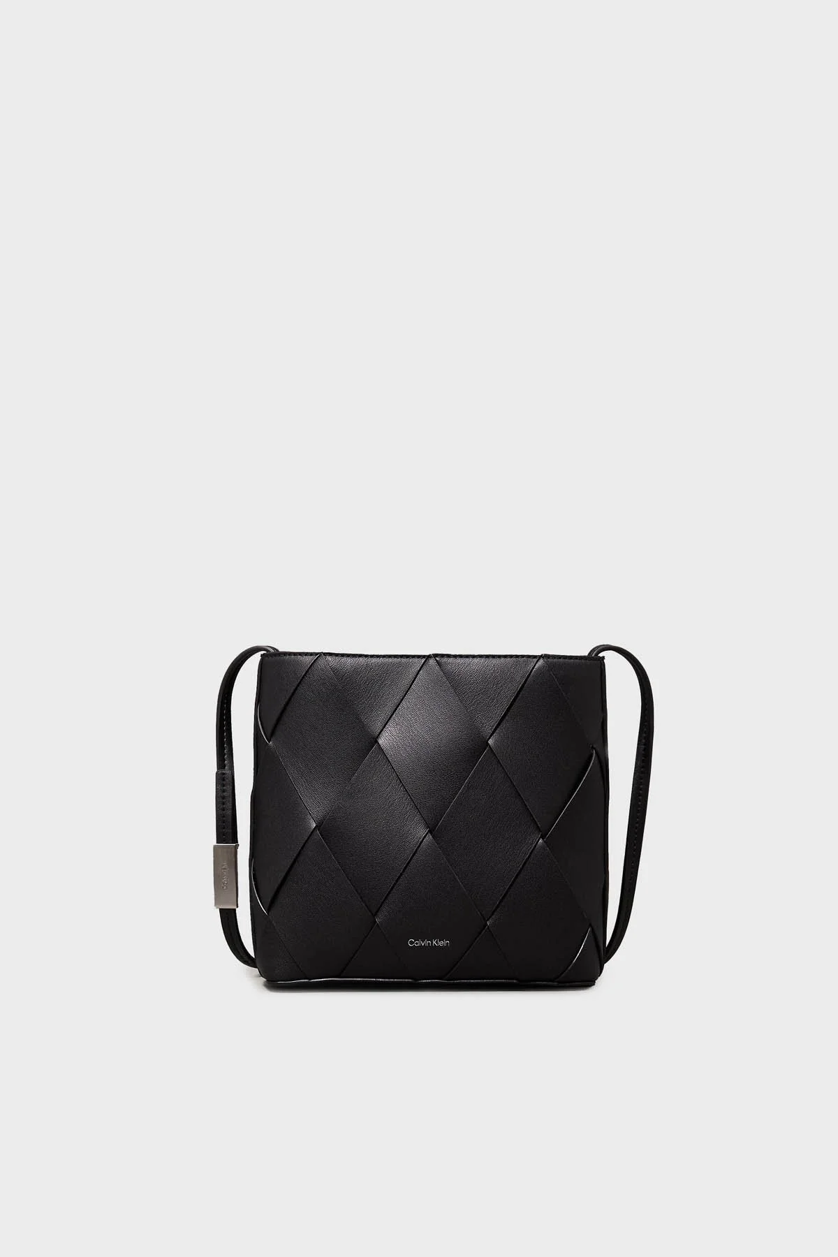 Calvin Klein Baklava Desenli Ayarlanabilir Askılı K60K612991BEH Bayan Çanta K60K612991 BEH SİYAH - 7