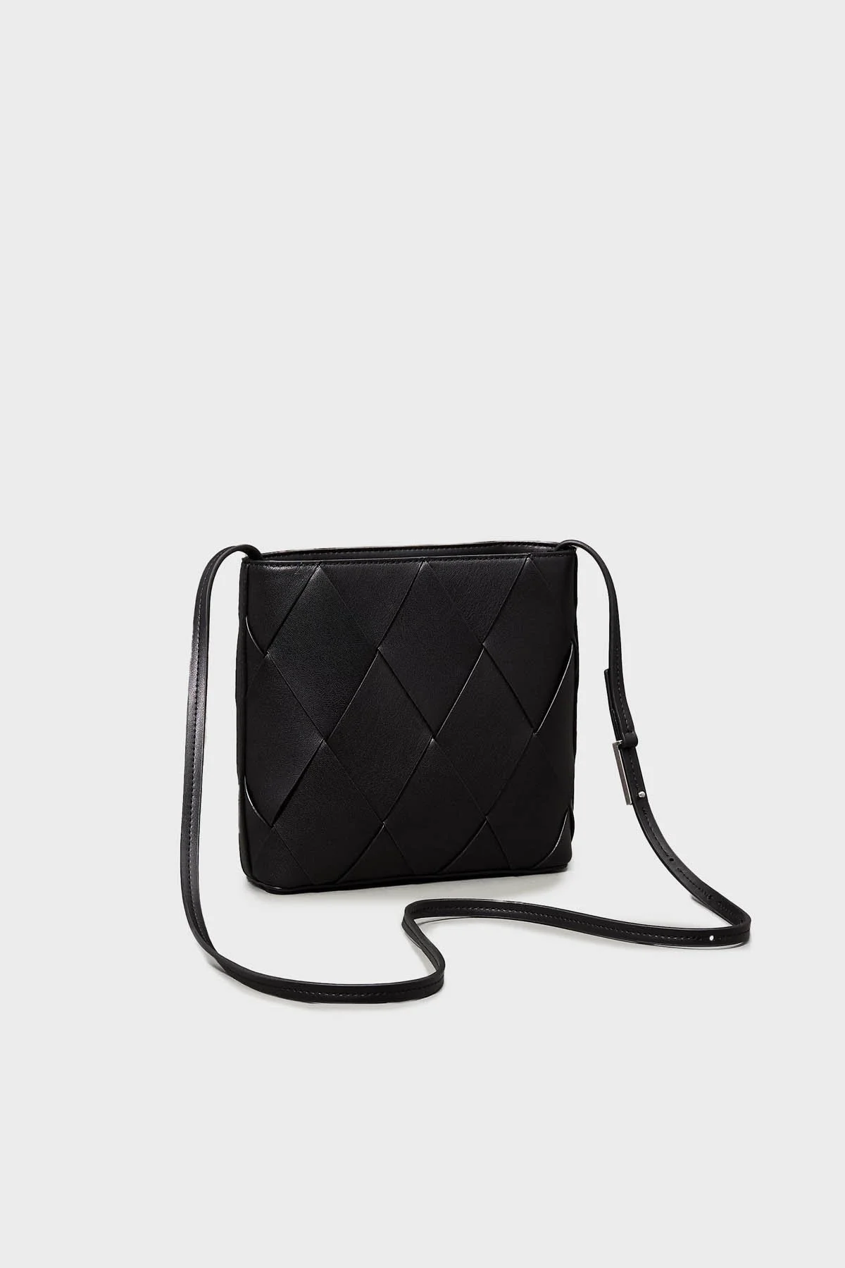 Calvin Klein Baklava Desenli Ayarlanabilir Askılı K60K612991BEH Bayan Çanta K60K612991 BEH SİYAH - 10