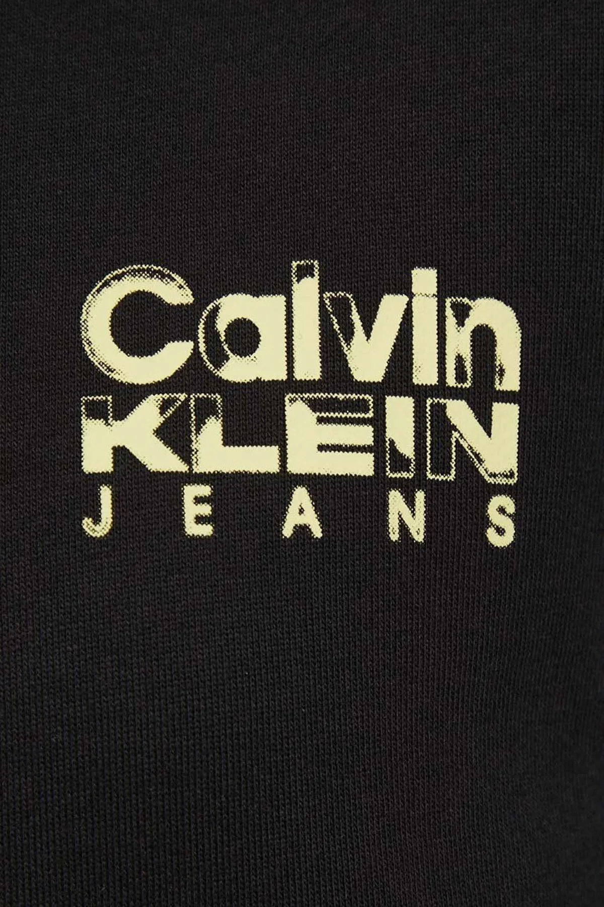 Calvin Klein Baskılı Kapüşonlu % 100 Pamuk Relaxed Fit J20J221657BEH Bayan Sweat J20J221657 BEH SİYAH - 3
