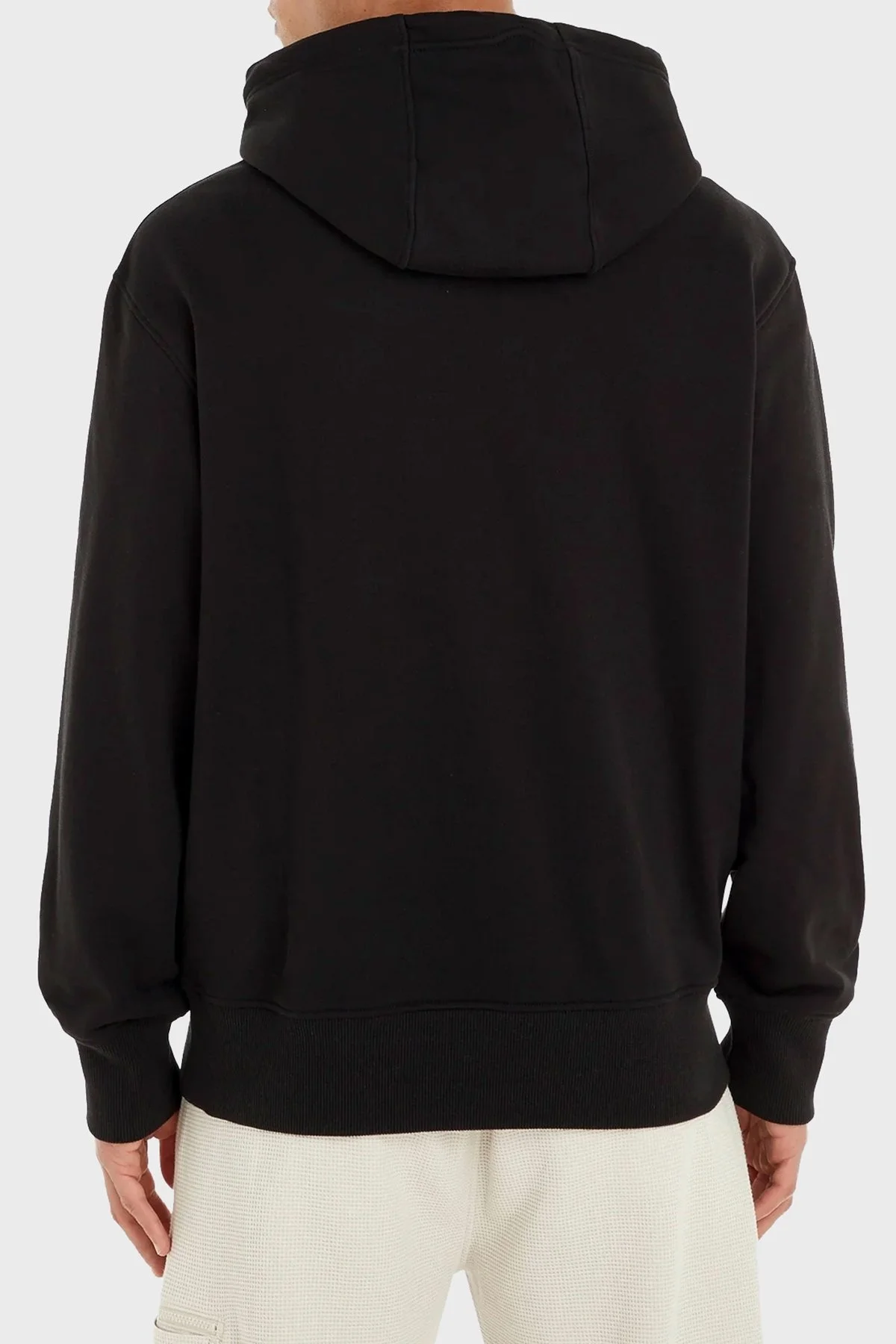 Calvin Klein Baskılı Kapüşonlu Regular Fit J30J324310BEH Erkek Sweat J30J324310 BEH SİYAH - 3