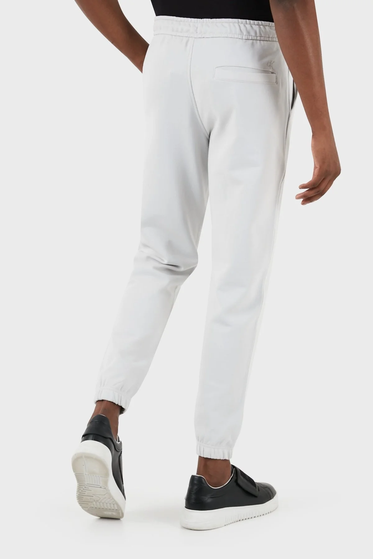 Calvin Klein Belden Bağlamalı Pamuklu Regular Fit Jogger J30J324739PC8 Erkek Pantolon J30J324739 PC8 GRİ - 3