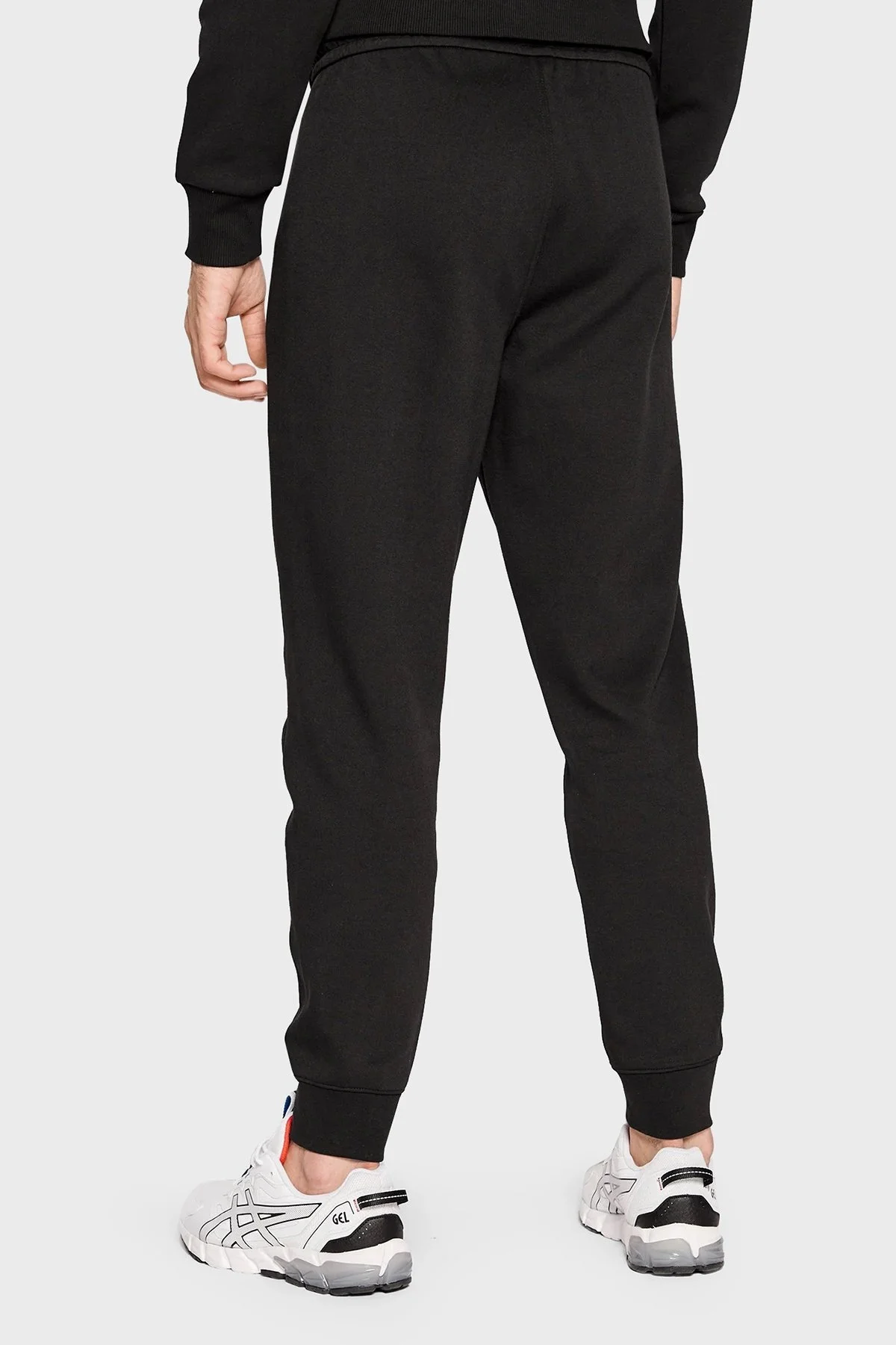 Calvin Klein Belden Bağlamalı Pamuklu Regular Fit Jogger K10K109940BEH Erkek Pantolon K10K109940 BEH SİYAH - 3