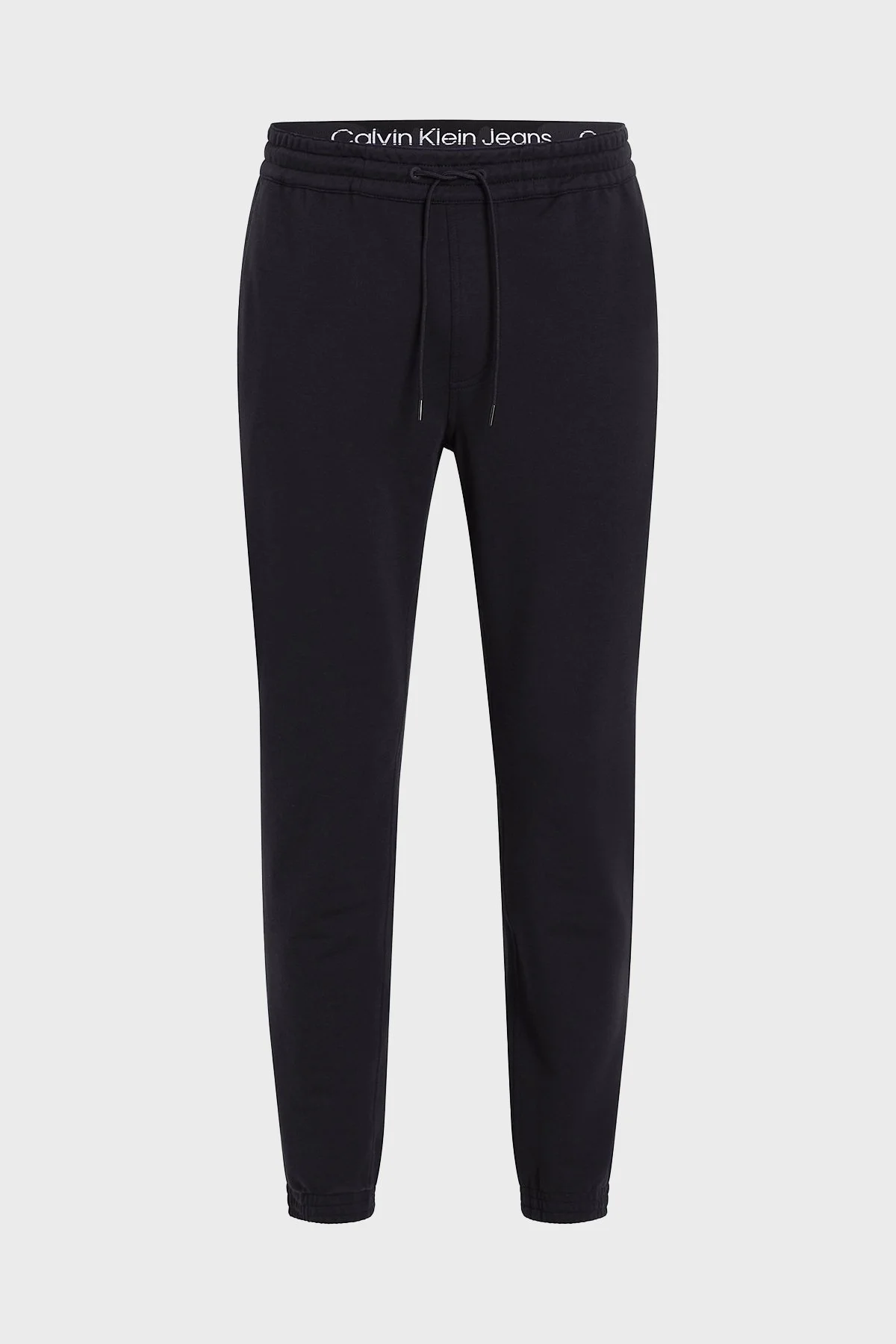Calvin Klein Belden Bağlamalı Streç Pamuklu Slim Fit Jogger J30J325336BEH Erkek Pantolon J30J325336 BEH SİYAH - 4